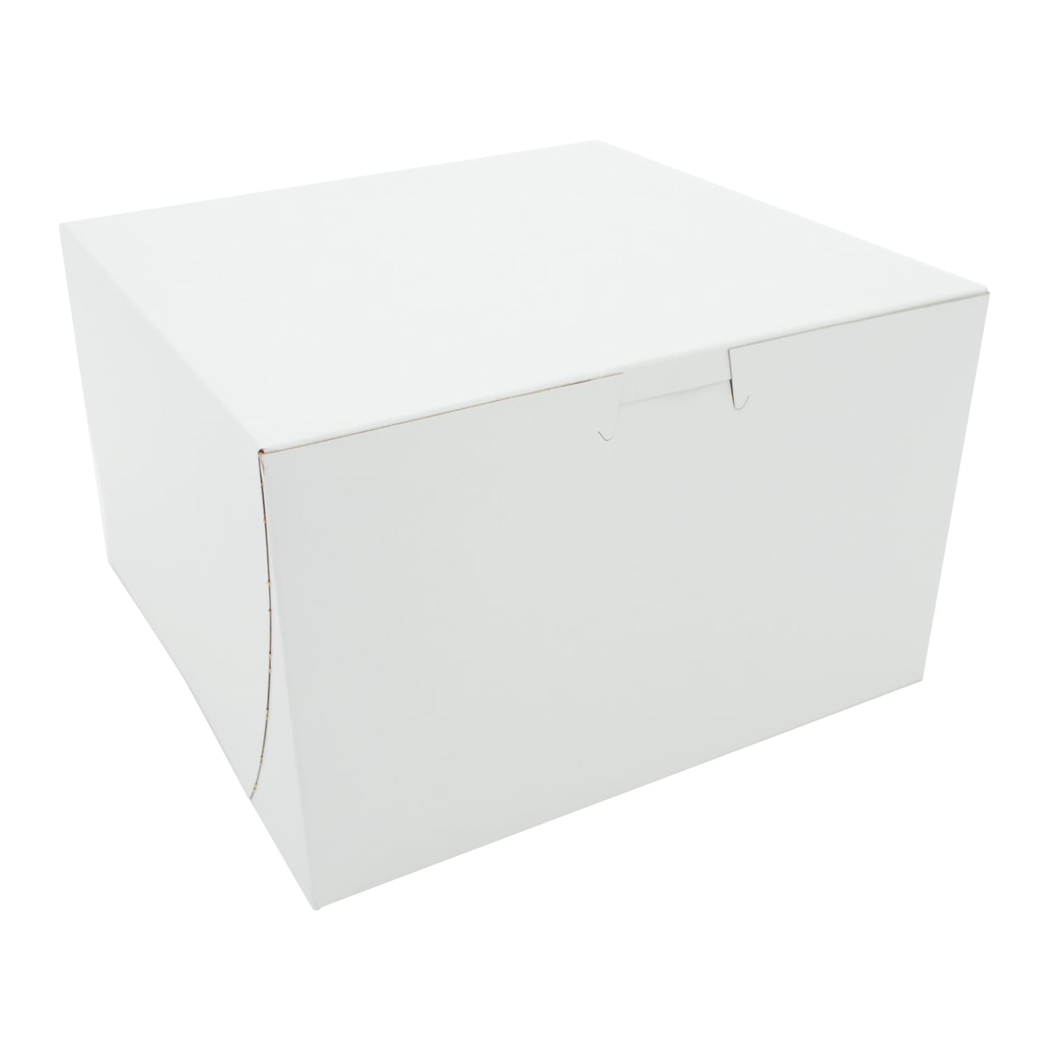 Southern Champion Bakery Box, Locking Corners, 8X8X5, White, 100/Case