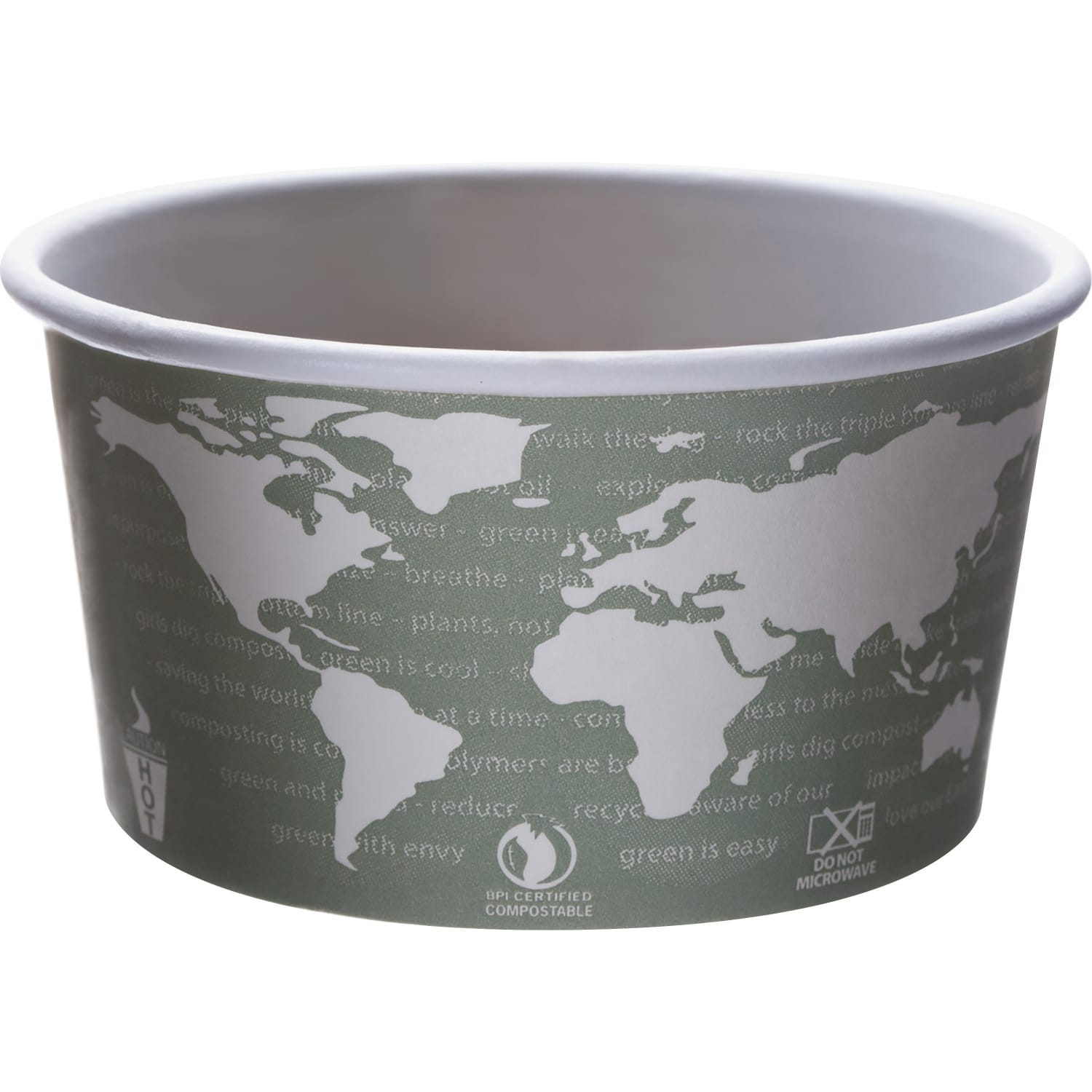 Eco-Products Disposable Soup Containers, 12 Oz, Green, Pack Of 500 Containers - Image 3