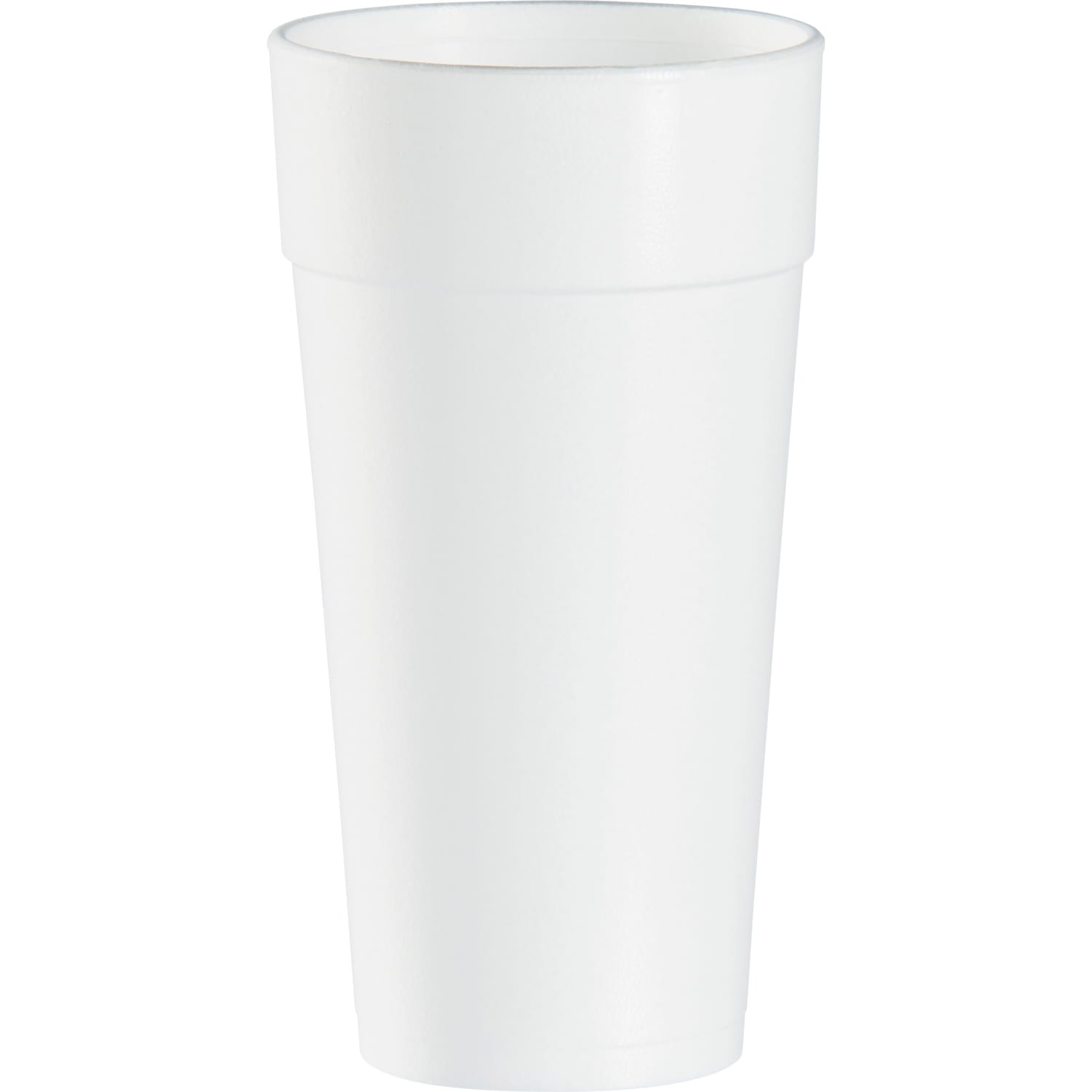 Dart Insulated Foam Cups, 24 Oz, White, 20 Cups Per Bag, Carton Of 25 Bags - Image 3