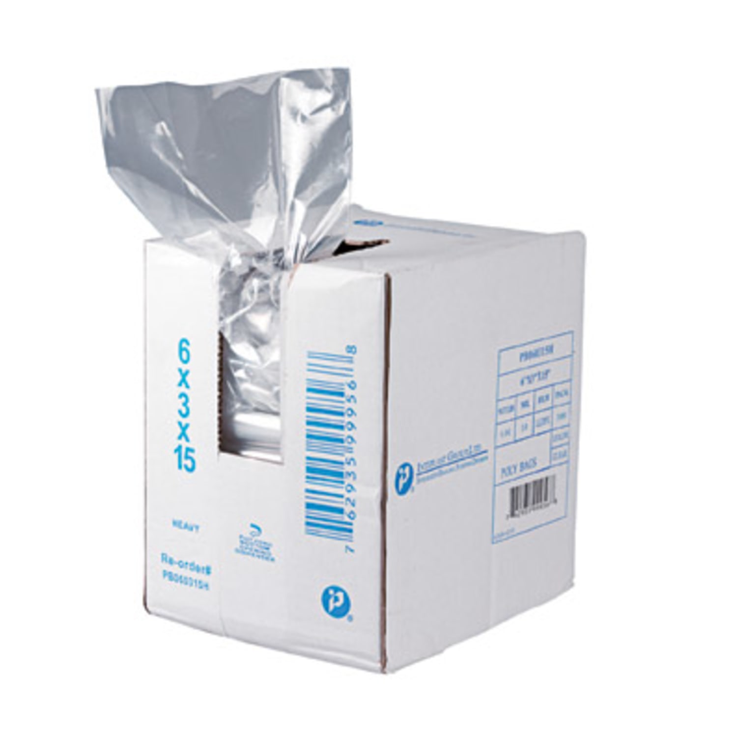 Get Reddi Food and Poly Bag, 12 inches x 8 inches x 30 inches, 24-Quart, 1.00 mL, Clear, 500/Case, Sold by the Case - Image 3
