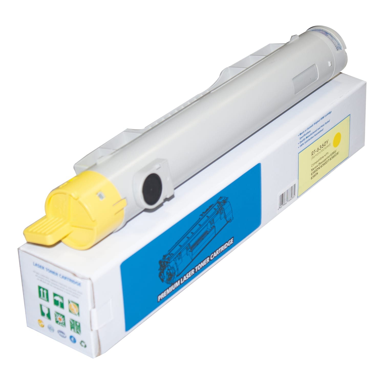 Reliance Remanufactured Yellow Toner Cartridge Replacement For Xerox 106R01216 - Image 3