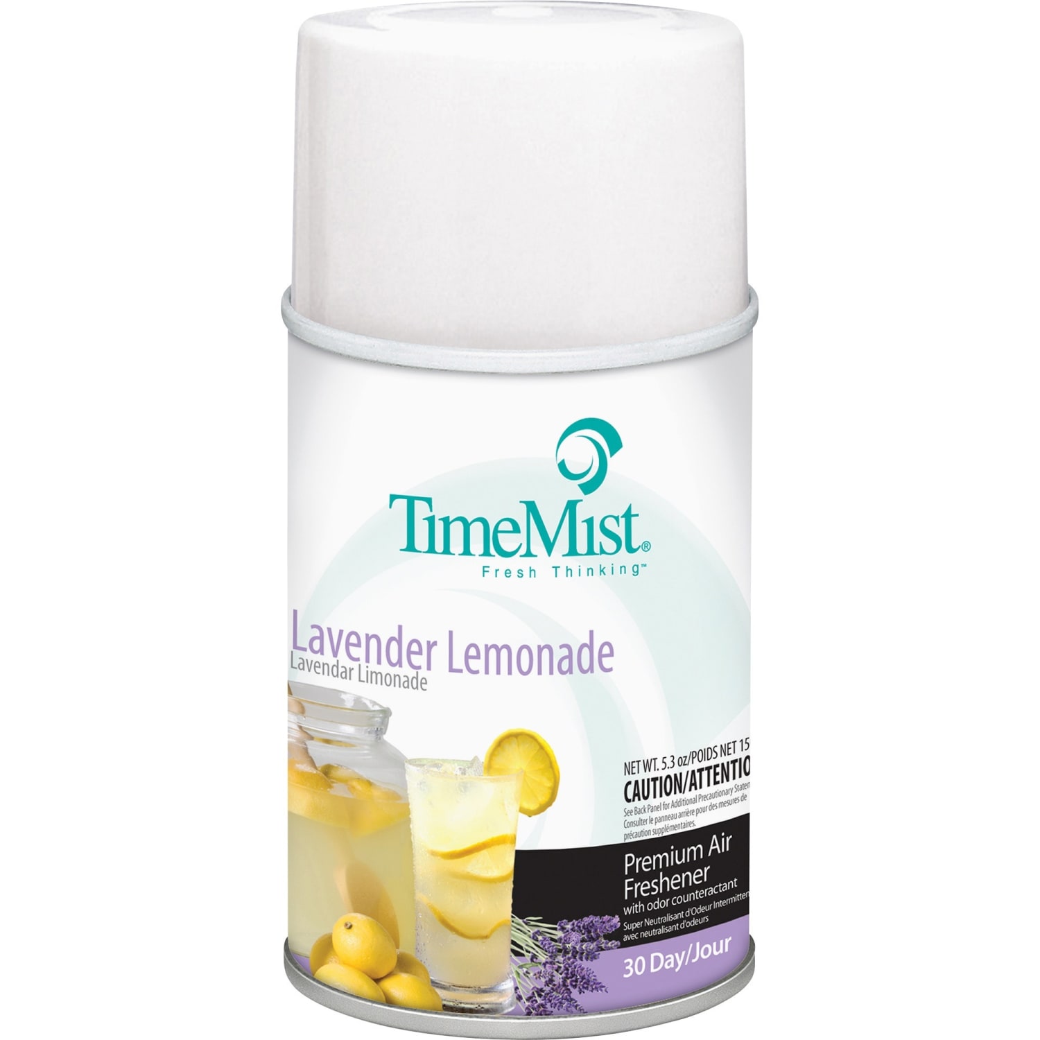 TimeMist Lavender Lemon Metered Air Dispenser Refill - Oil - 5.3 fl oz (0.2 quart) - Lavender Lemonade - 30 Day - 12 / Carton - Image 4