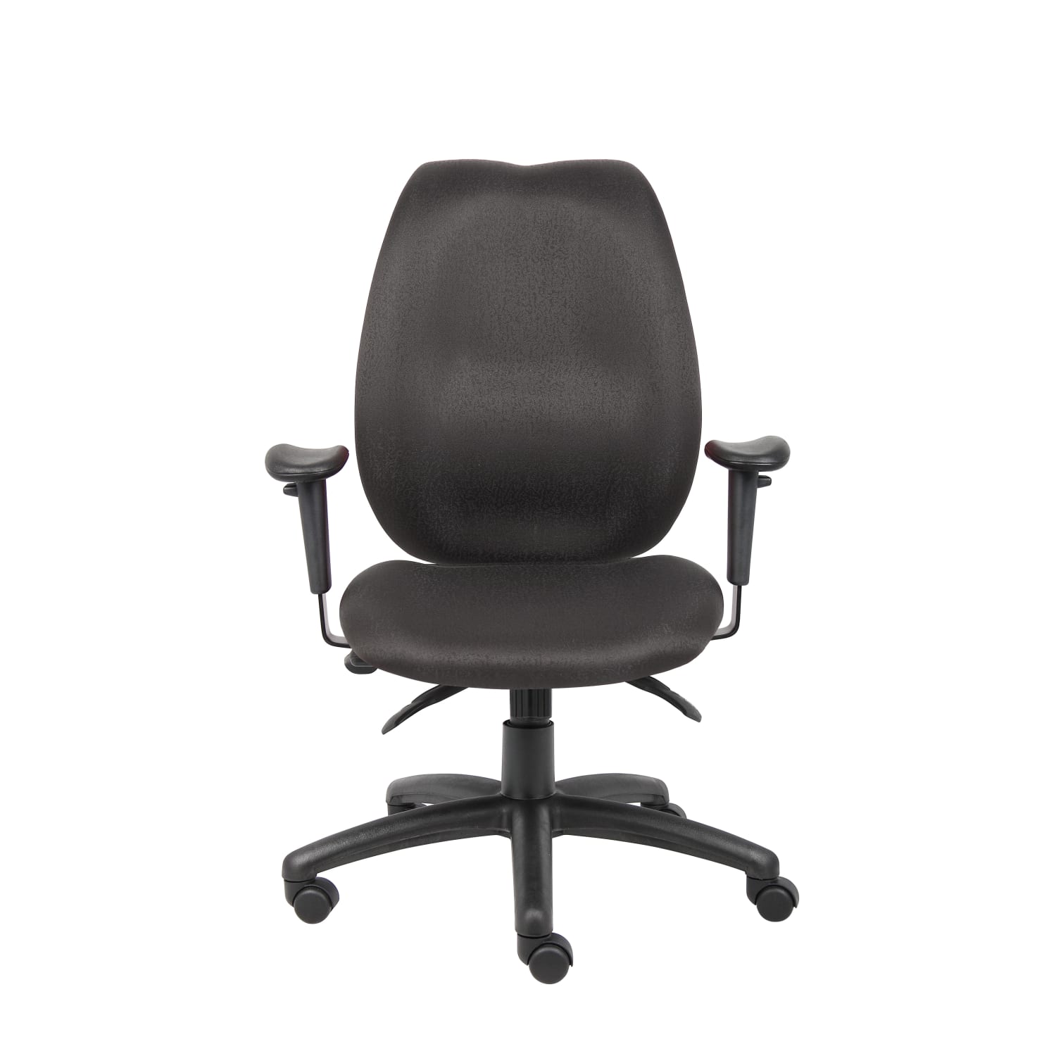 Boss Office Products Ergonomic Fabric High Back Task Chair Black PopularChairscom