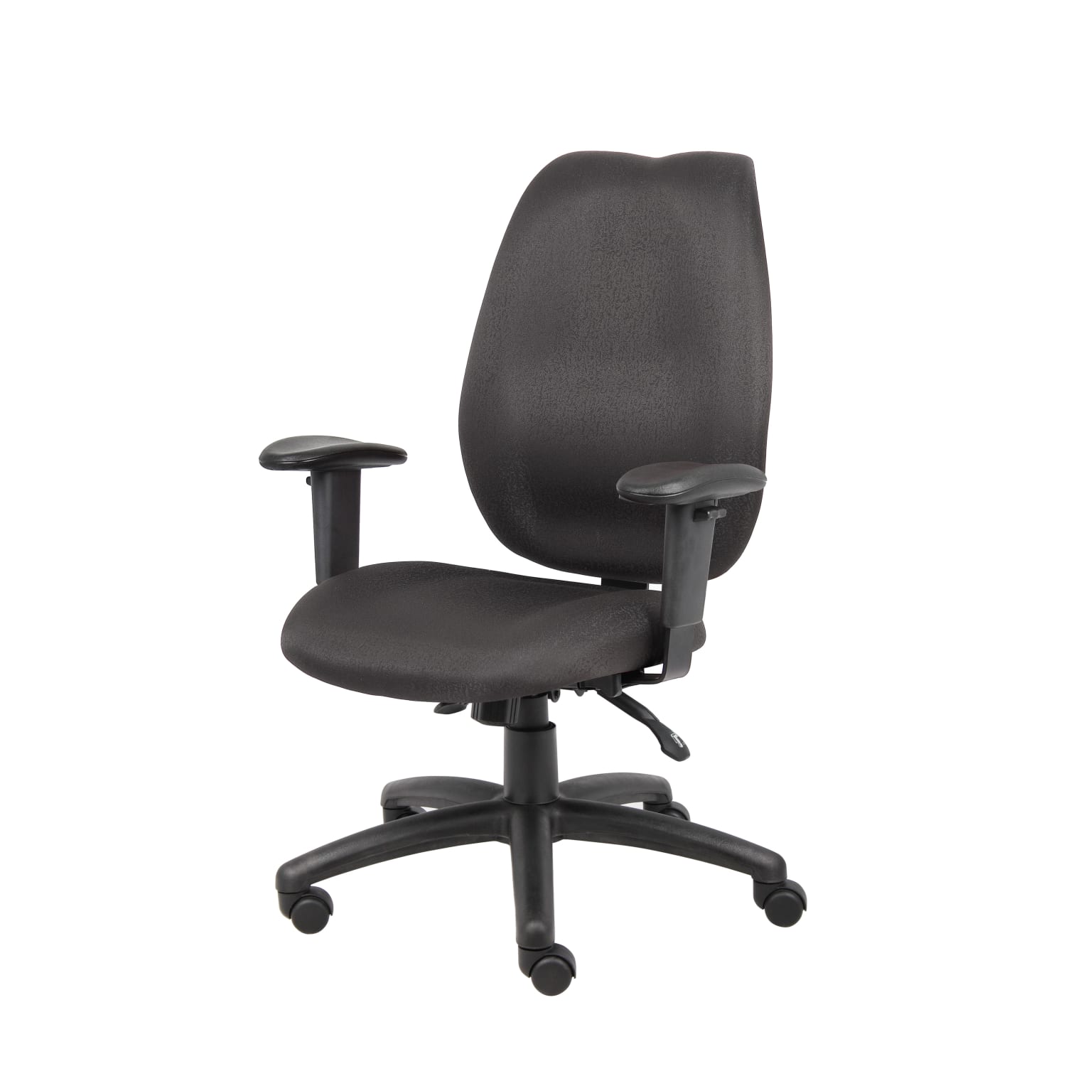 Boss Office Products Ergonomic Fabric High-Back Task Chair, Black - Image 3