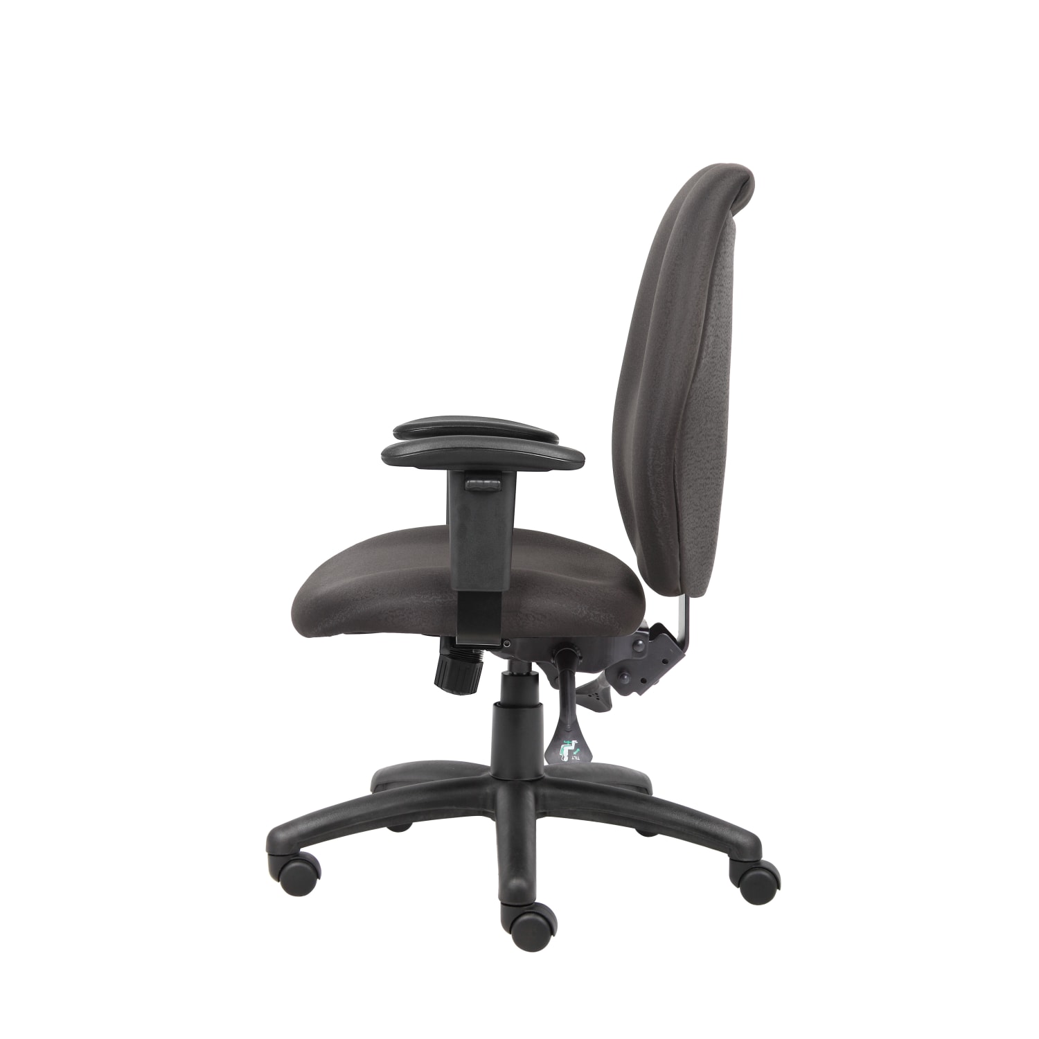 Boss Office Products Ergonomic Fabric High-Back Task Chair, Black - Image 4