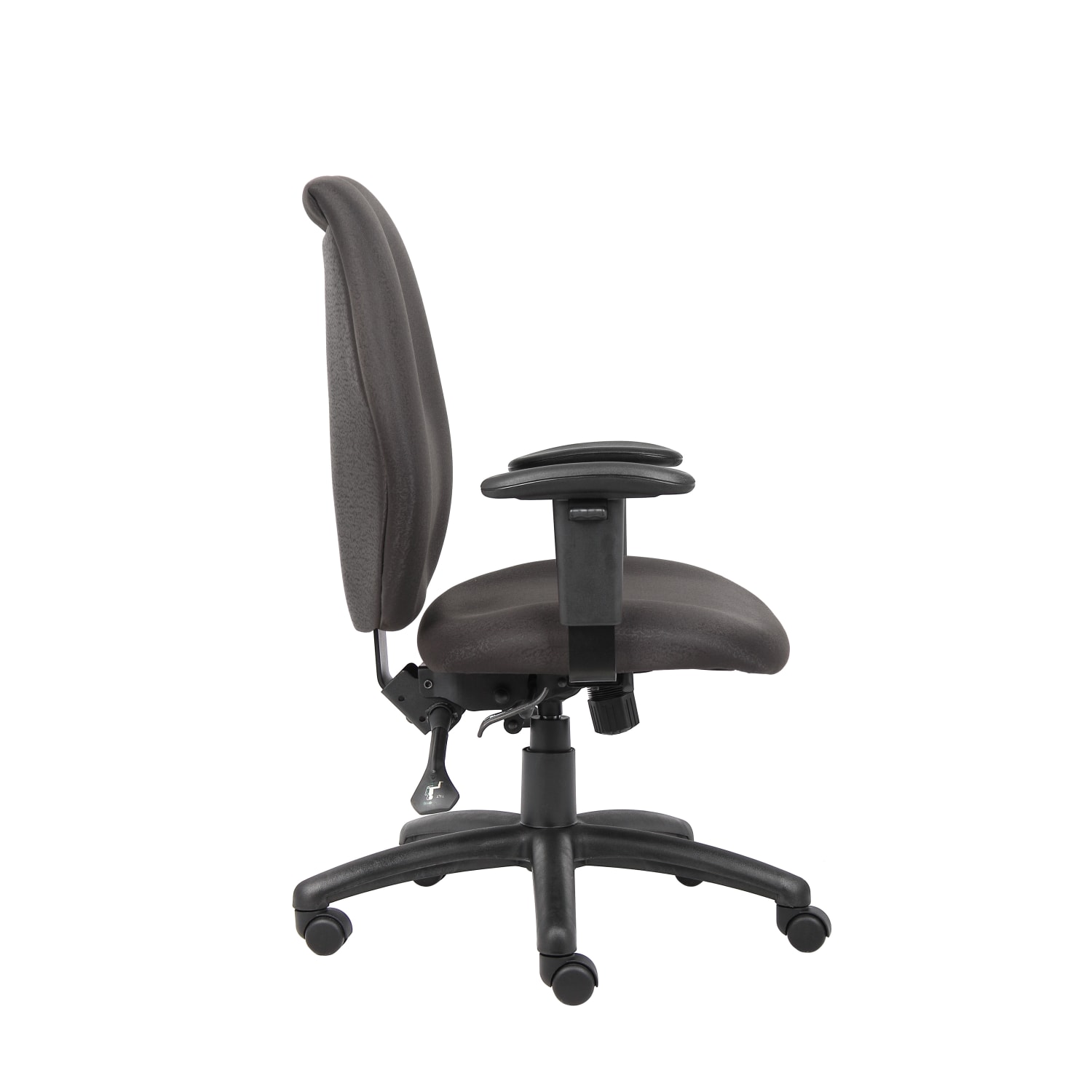Boss Office Products Ergonomic Fabric High-Back Task Chair, Black - Image 5