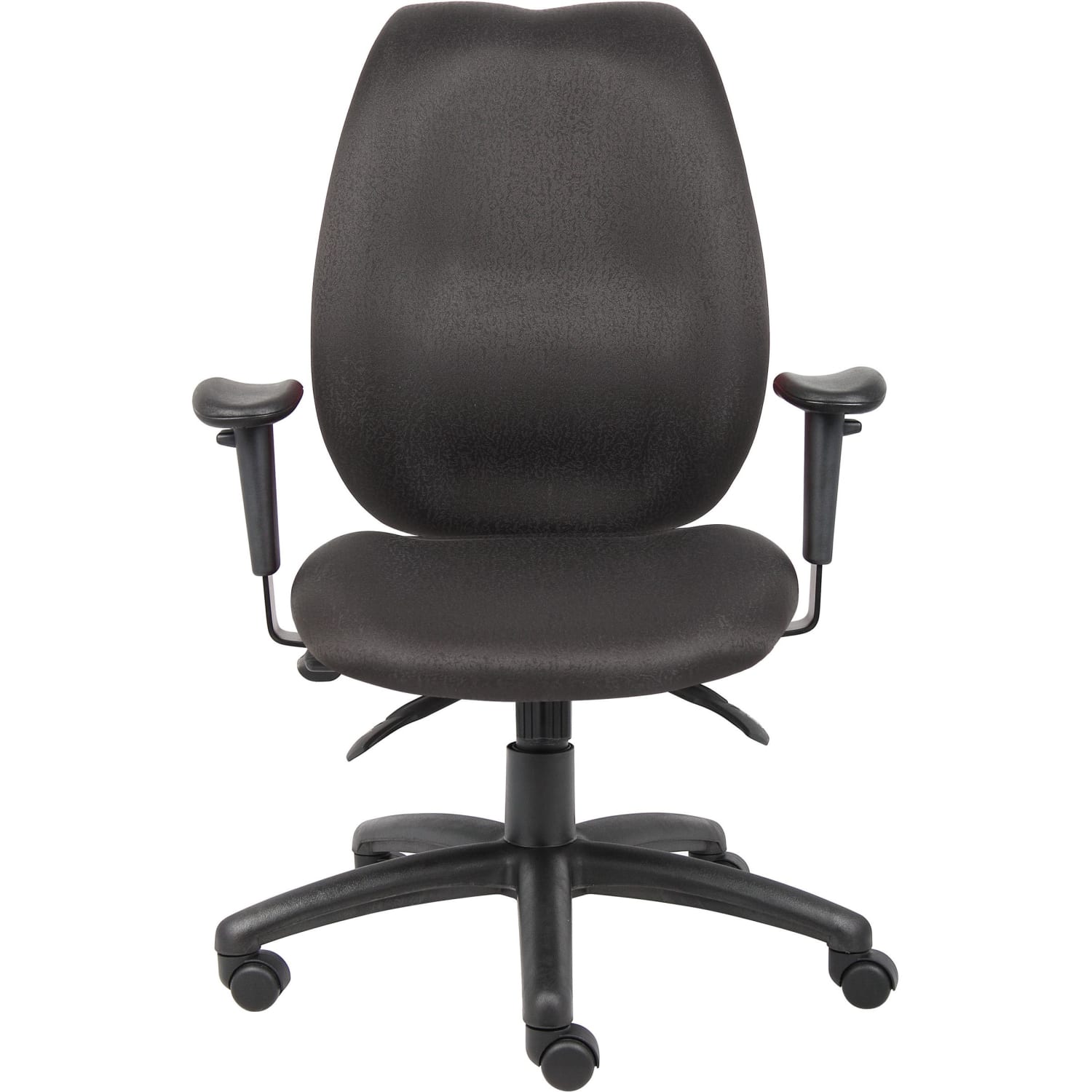 Boss Office Products Ergonomic Fabric High-Back Task Chair, Black - Image 9