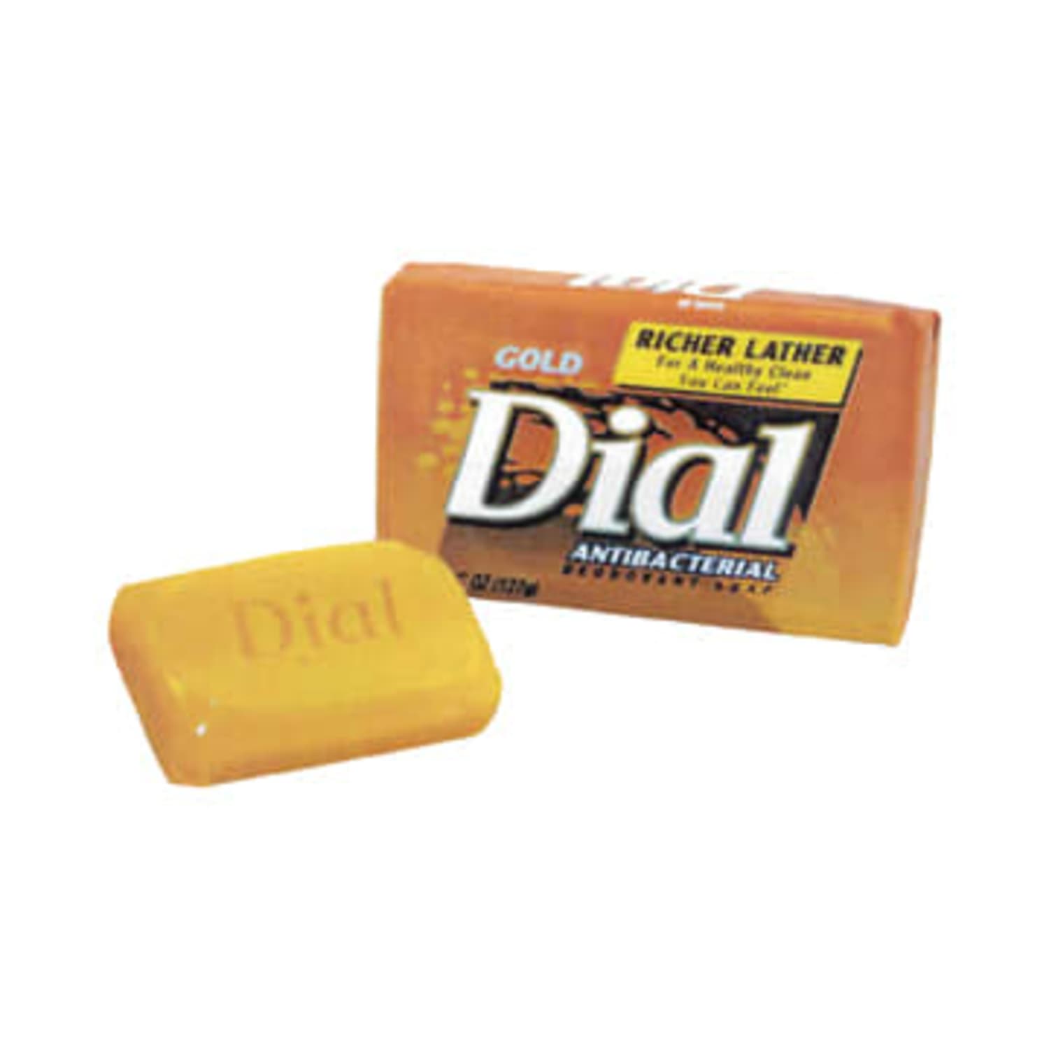 Dial Antibacterial Bar Soap - 2.50 oz - Bacteria Remover - Hand, Skin - Antibacterial - White - Rich Lather, Deodorize - 200 / Carton