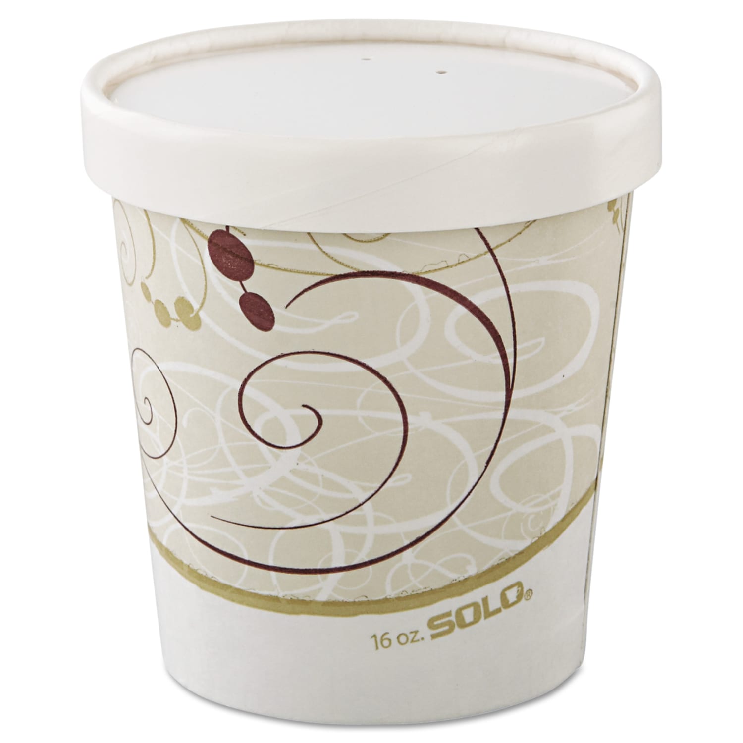 Dart Flexstyle Double Poly Paper Containers, 16 Oz, Symphony, 25 Containers Per Pack, Carton Of 10 Packs - Image 3