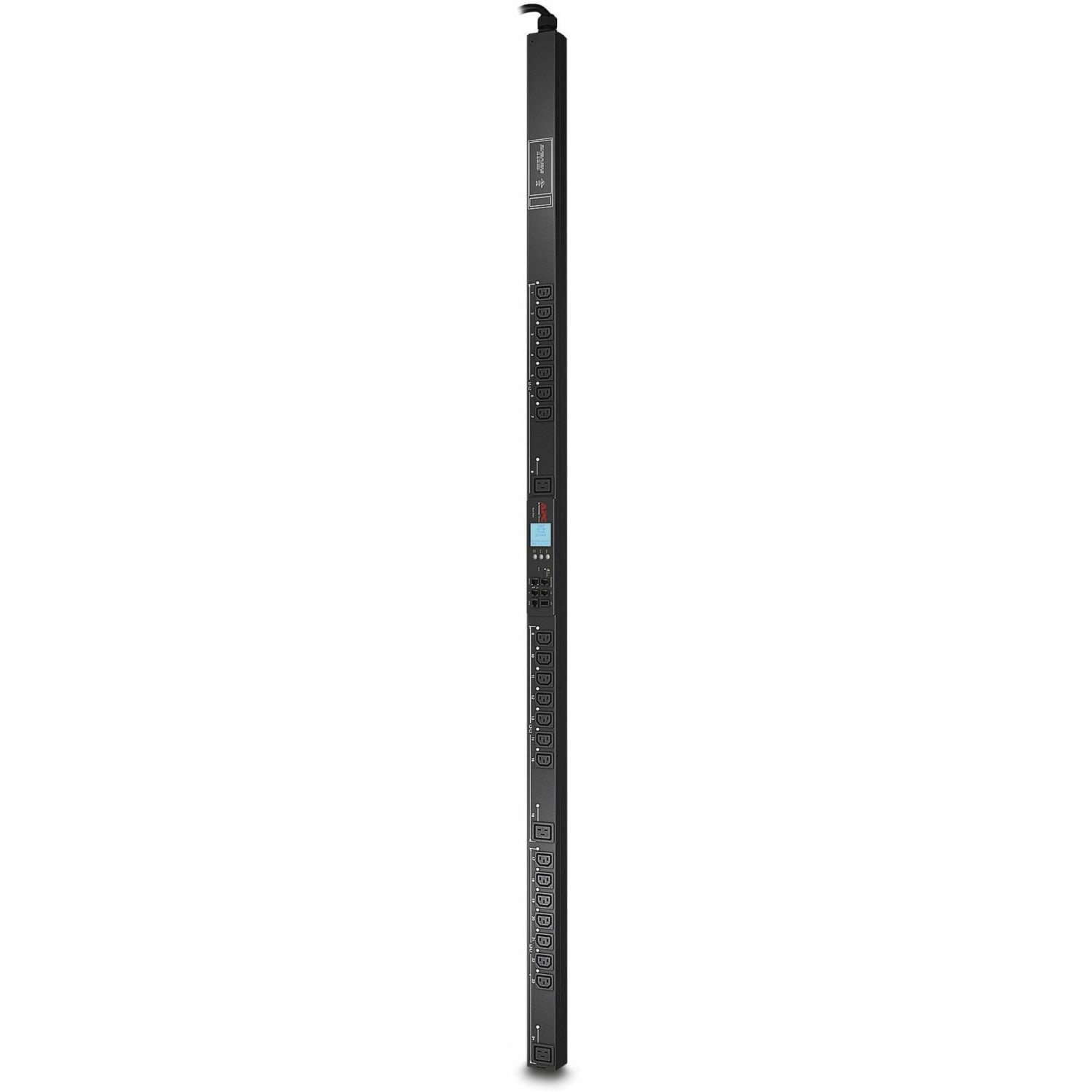 Rack PDU 2G, Metered by Outlet with Switching, ZeroU, 5.7kW, 208V, (21) C13 & (3) C19 - Switched - NEMA L2 - AP8661 - Image 3