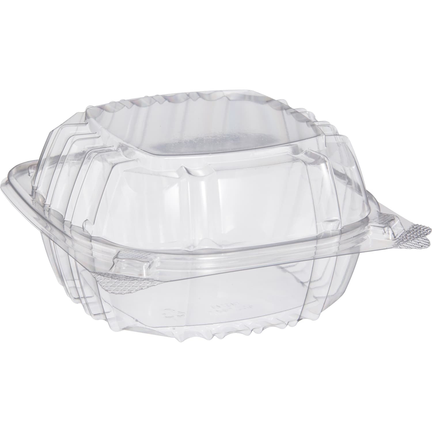 Dart ClearSeal Plastic Hinged Container, 6inH x 5.8inW x 3inD, Clear, Pack Of 125, Carton Of 2 Packs - Image 3