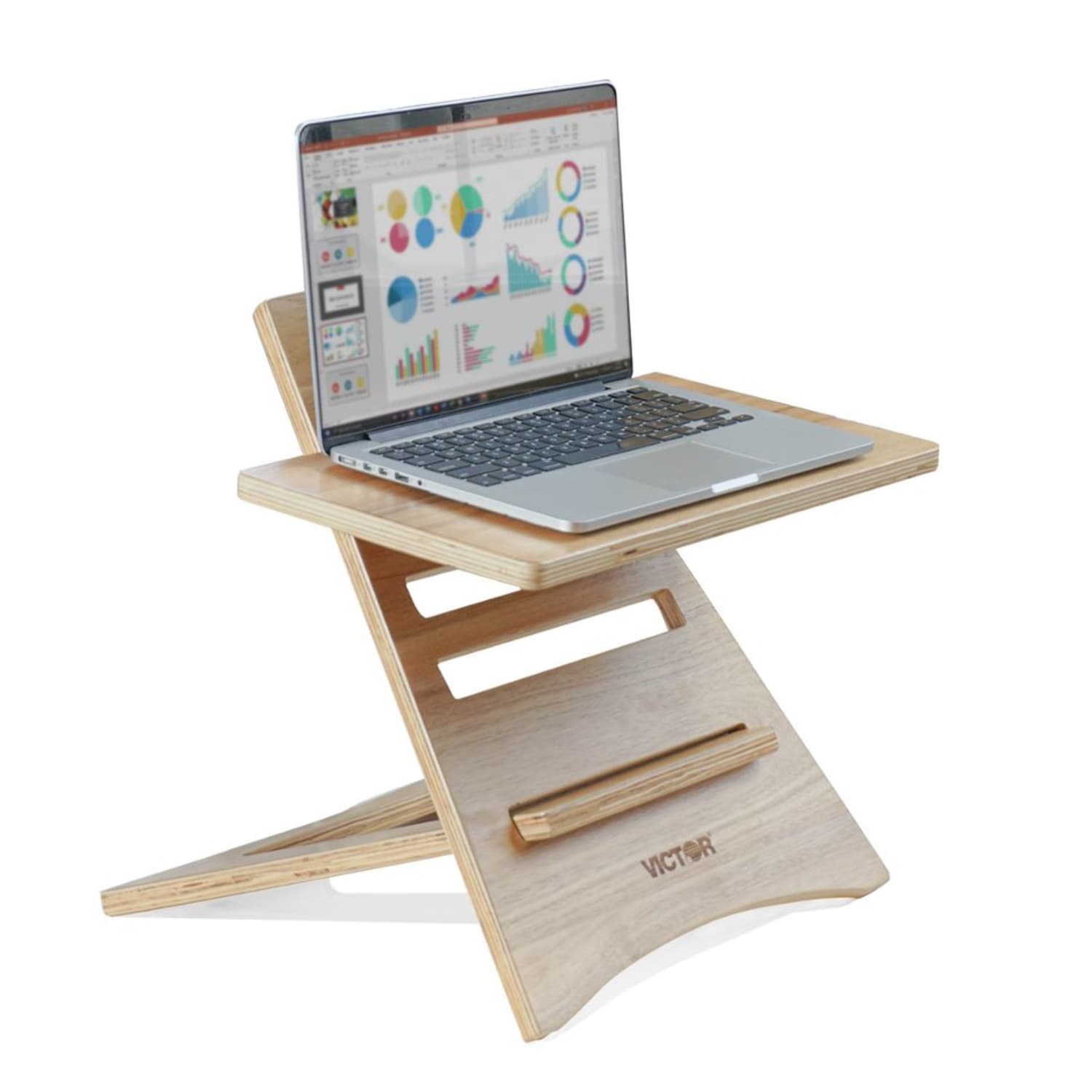 Victor DC150A Acacia Wood Laptop Riser - Image 4