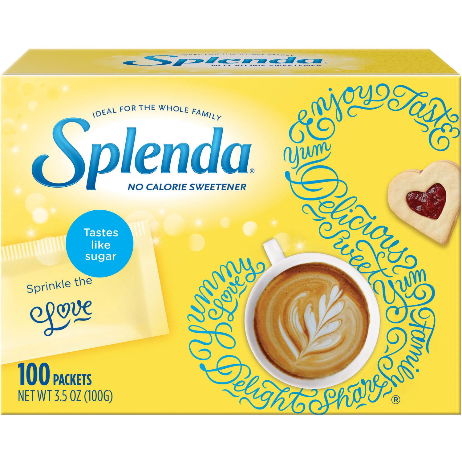 Splenda No Calorie Sweetener Packets - Packet - 0 lb (0 oz) - Artificial Sweetener - 1200/Carton - Image 3