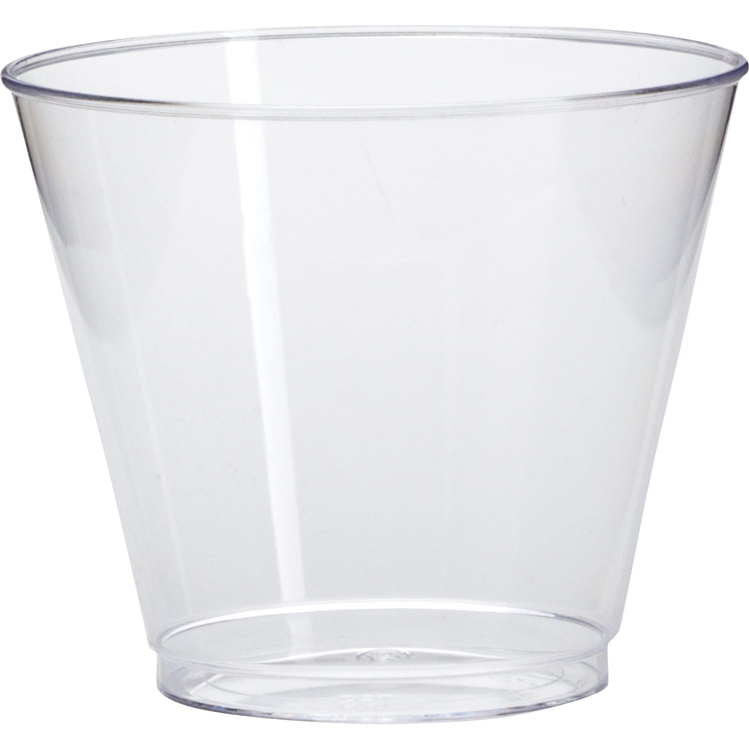 Comet Transparent Tumbler - 5 fl oz - Clear - Polystyrene - Multipurpose - 1000 / Carton - Image 3