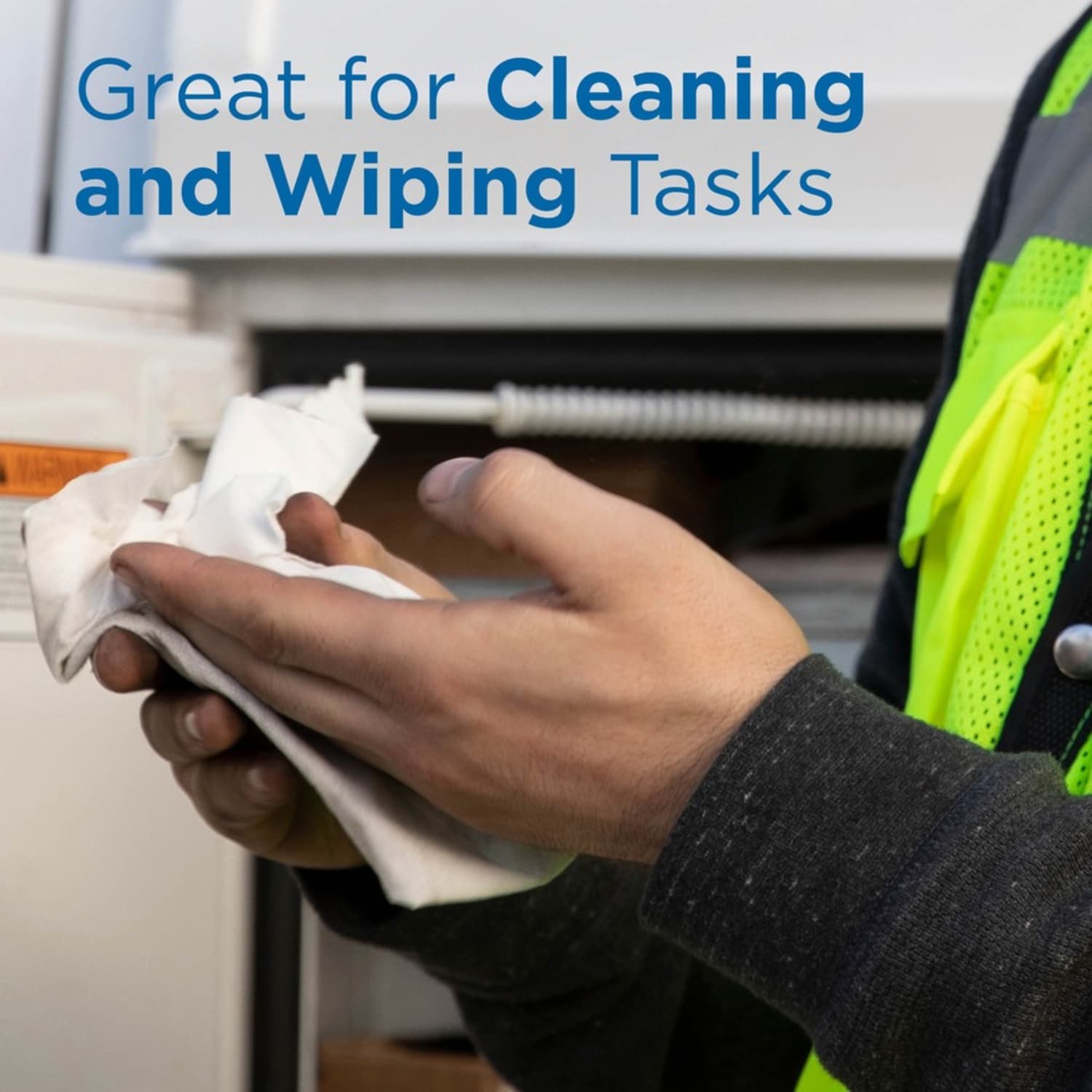 Brawny Professional P300 Disposable Cleaning Towels, 9-1/4in x 16-1/2in, 166 Wipers Per Box, Case Of 5 Boxes - Image 6