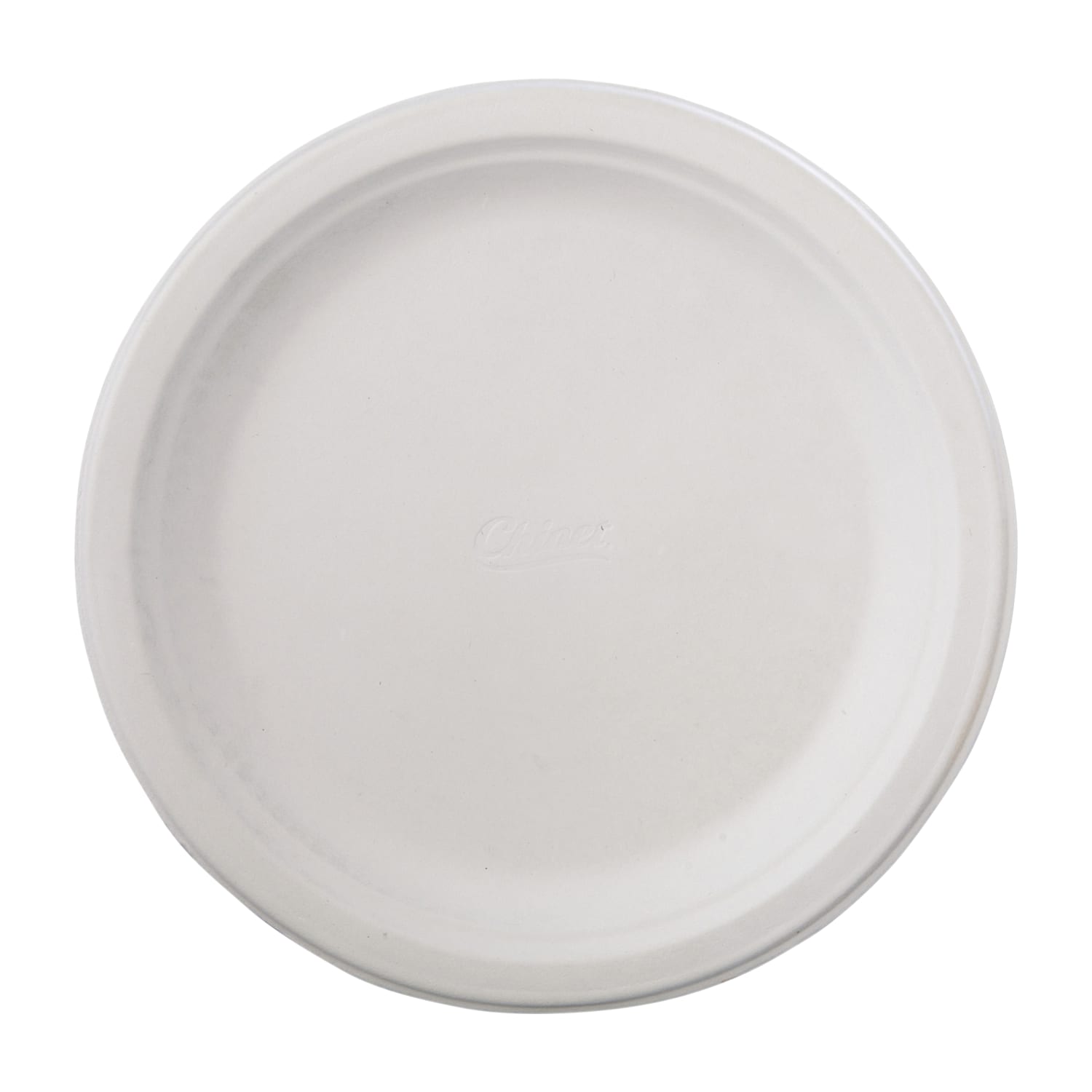 Chinet Classic Paper Plates, 9 3/4in, White, 125 Plates Per Pack, Carton Of 4 Packs