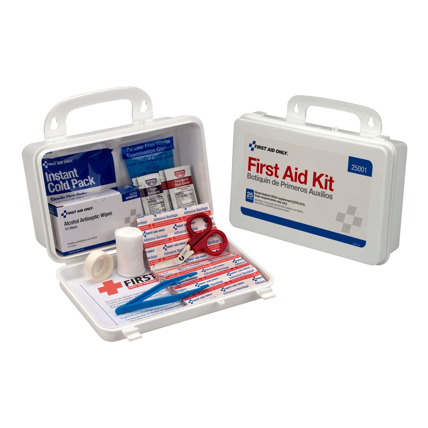 PhysiciansCare 113-Piece First Aid Kit, White, 113 Pieces - Image 4