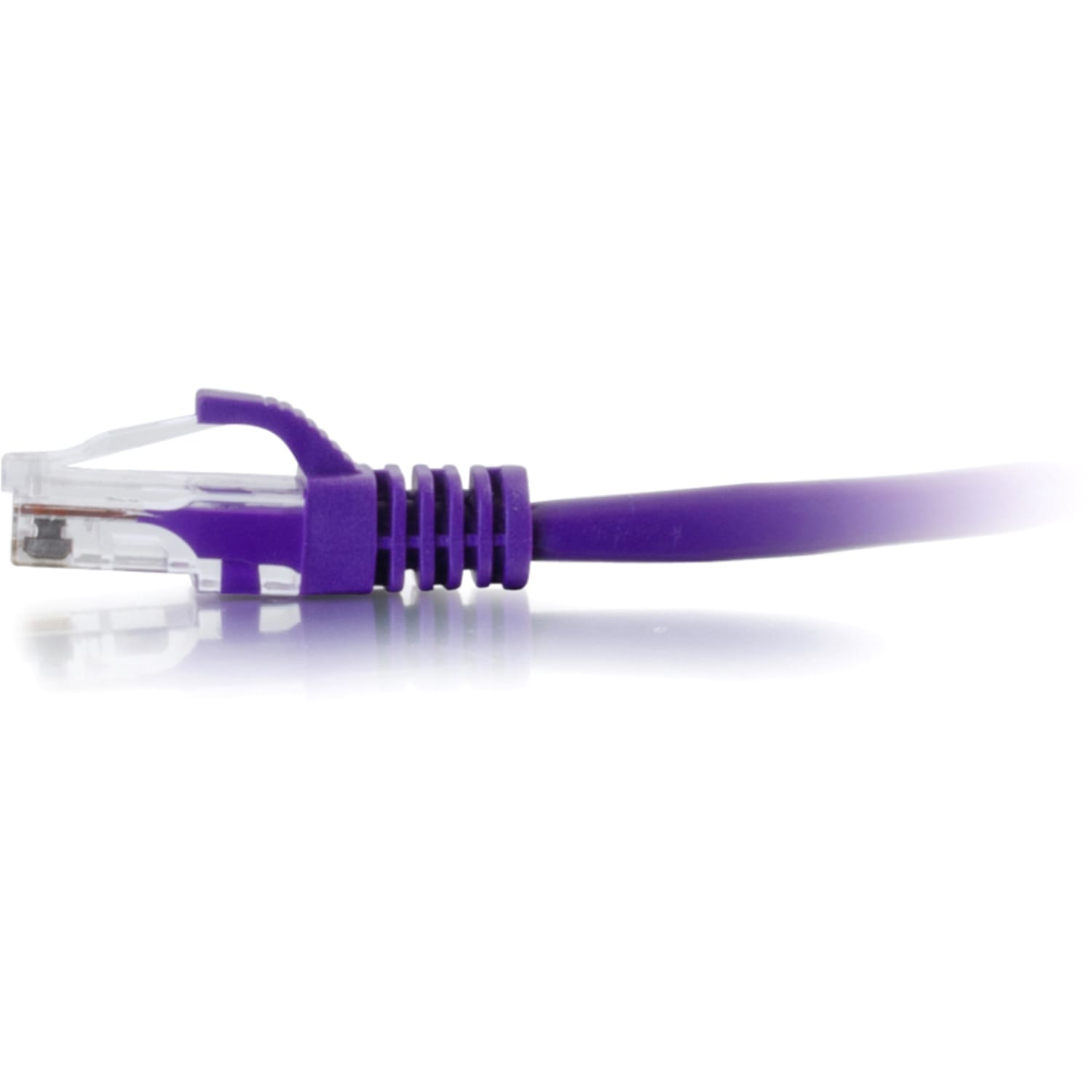 C2G 3ft Cat6 Ethernet Cable - Snagless Unshielded (UTP) - Purple - Category 6 for Network Device - RJ-45 Male - RJ-45 Male - 3ft - Purple - Image 5