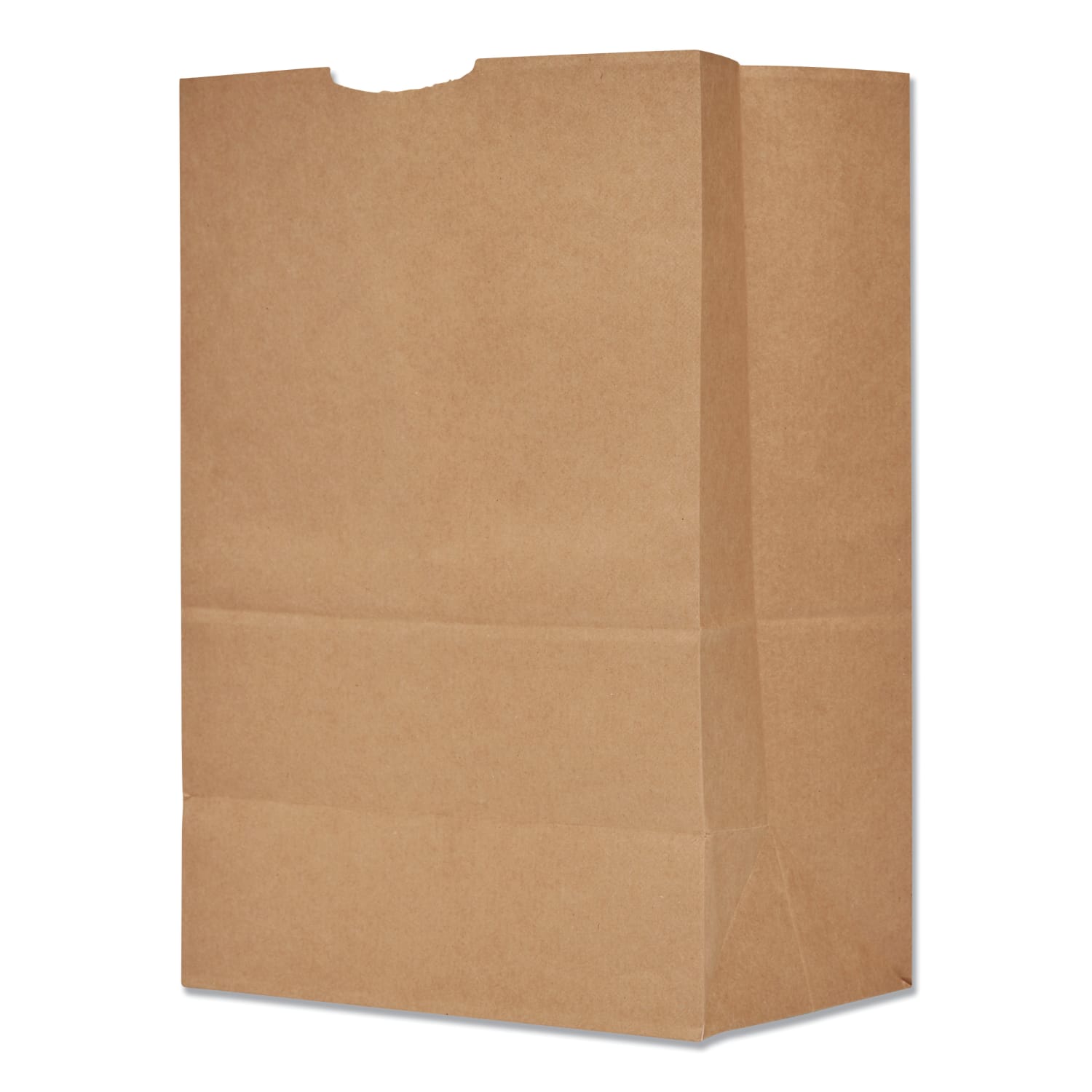 Dust Off The Bag Company General Grocery Paper Bags, Kraft Brown, 12 inch x 7 inch x 17 inch, 400 Bundle/Case - Image 3