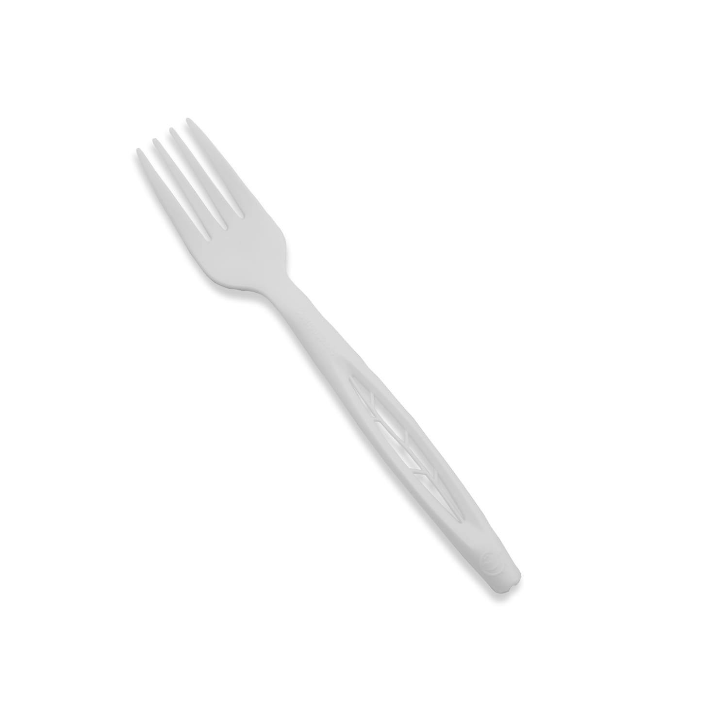 StalkMarket Compostable Heavyweight Forks, 6 1/2in, White, 50 Forks Per Box, Case Of 20 Boxes