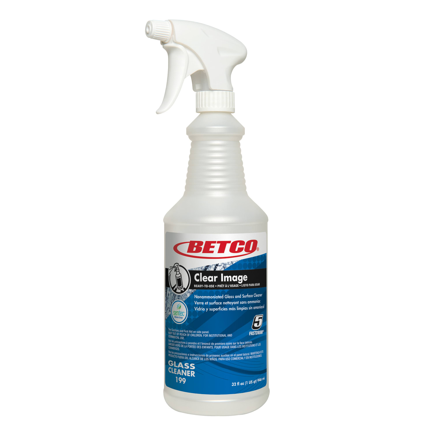 Betco Empty For Clear Image Concentrate, 32 Oz Bottle, Case Of 12 - Image 3