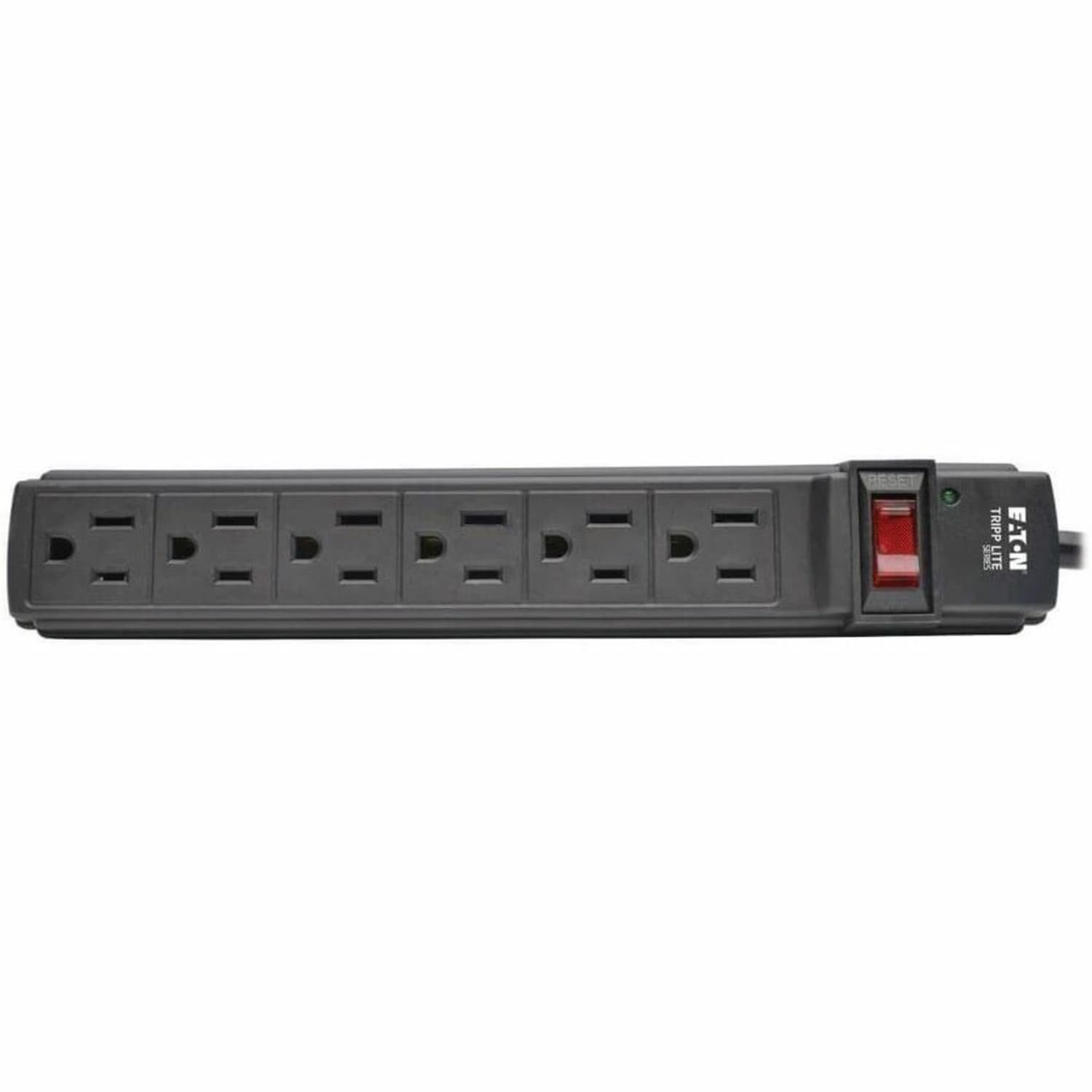 Eaton Tripp Lite Series Power Strip 6 Outlet NEMA 5-15R AC 6ft Cord 5-15P Black Housing - Power strip - PS66B - Image 4