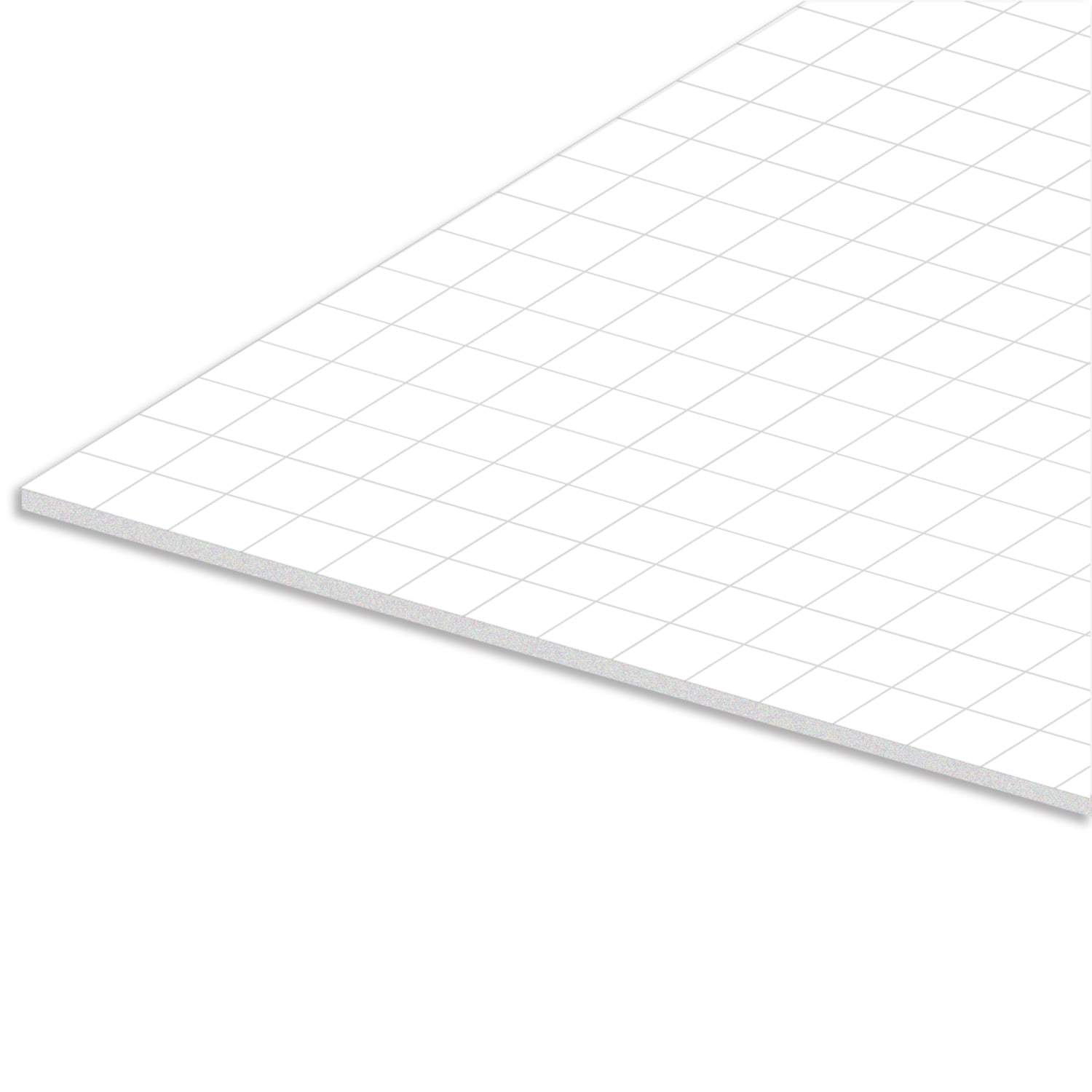 Office Depot Brand Vanishing Grid Presentation Tri-Fold Foam Board, 22in x 28in, White - Image 3