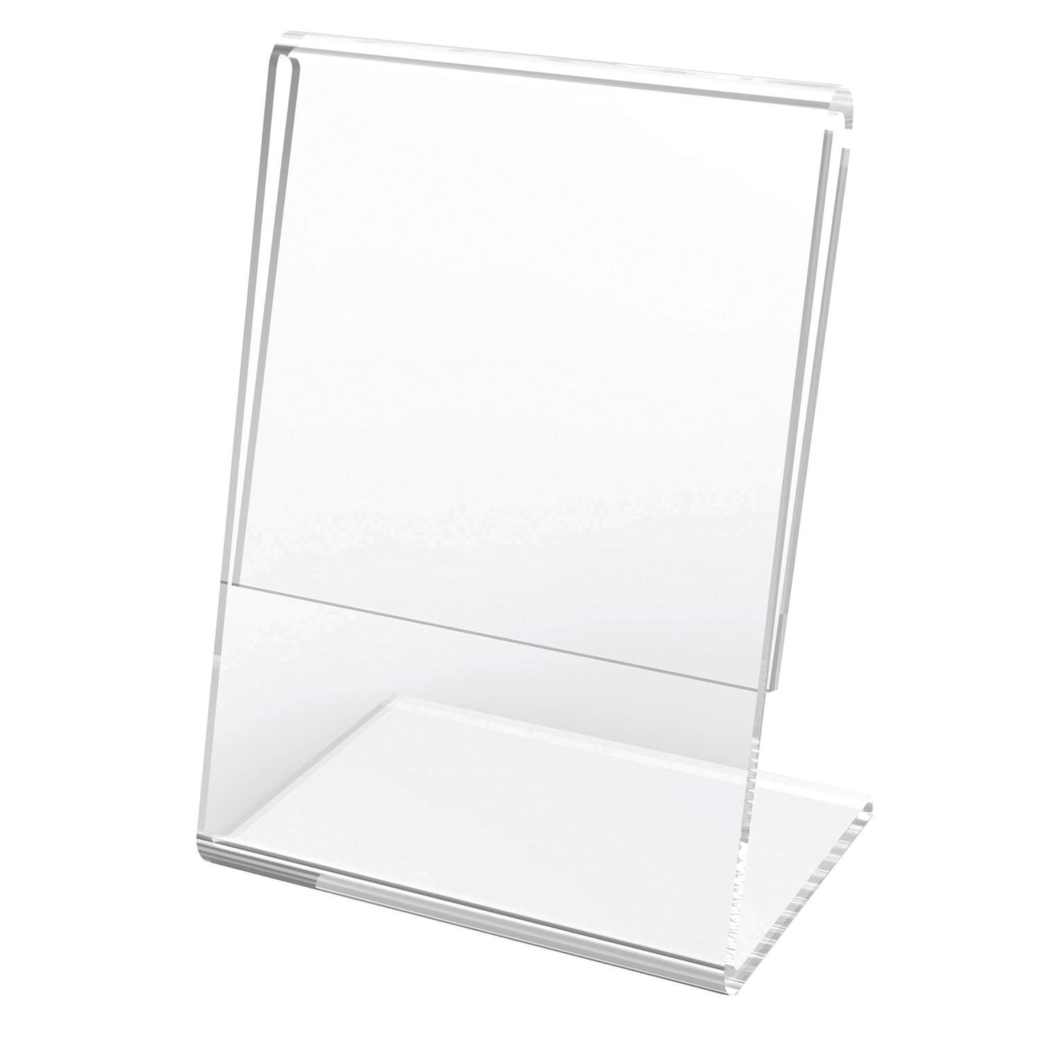Deflecto Mini Tabletop Sign Holder, 2 1/8inH x 1 1/2inW x 1inD, Clear, Pack Of 10 - Image 3