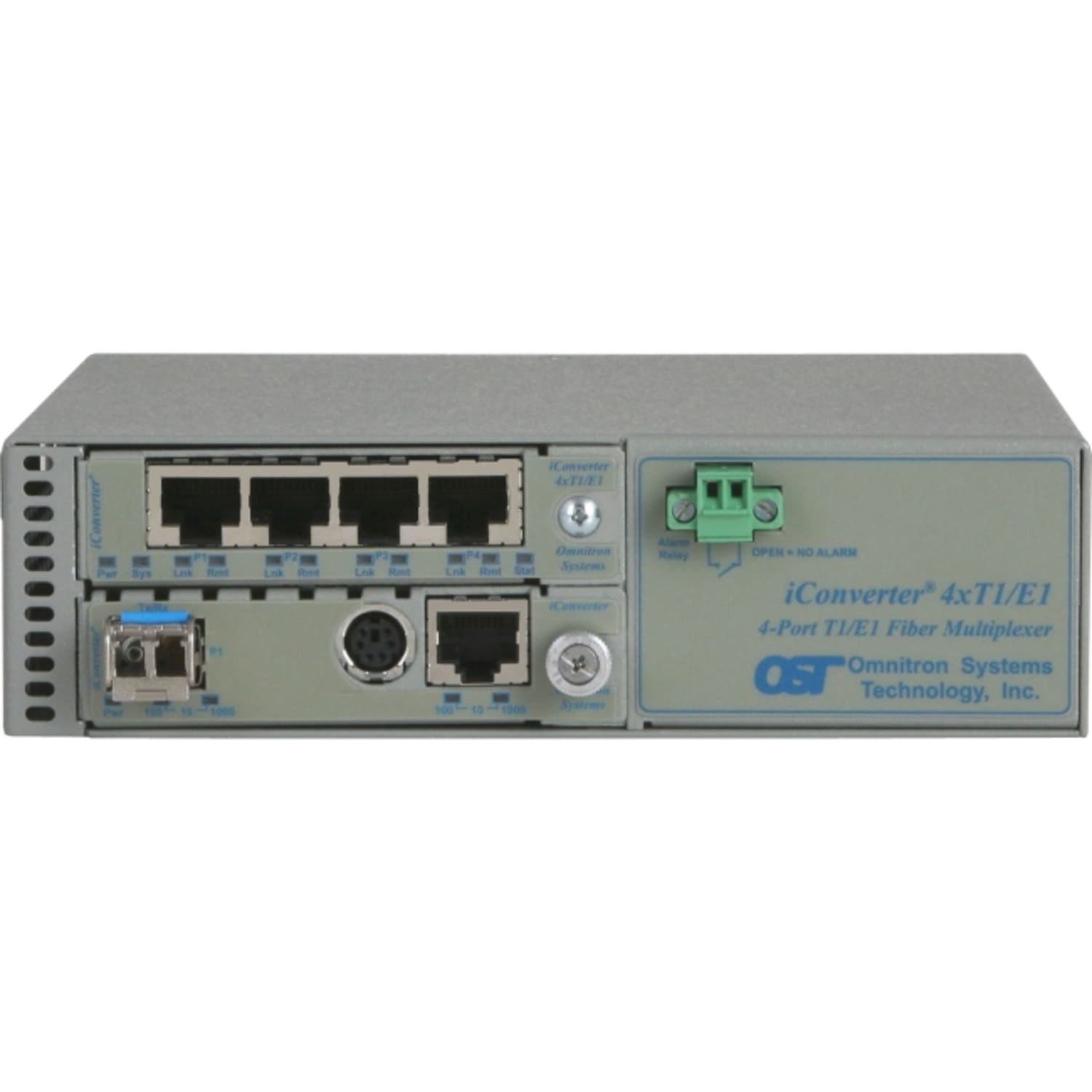 Omnitron Systems iConverter Multiplexer - 4 Data Channels - 1 Gbit/s - 1 x RJ-45 - Image 3
