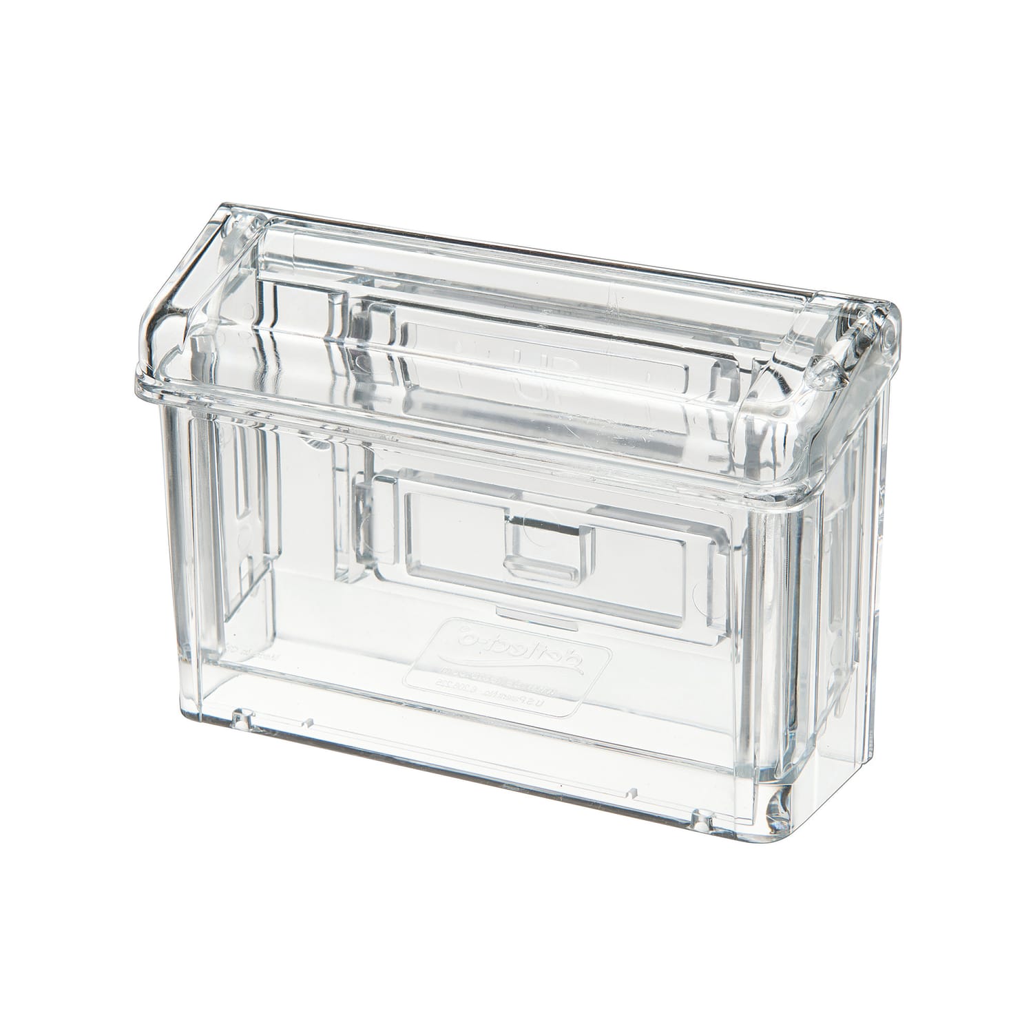 Deflecto Grab-A-Card Outdoor Business Card Holder, 4 1/4inH x 2 7/8inW x 1 1/2inD, Clear - Image 4
