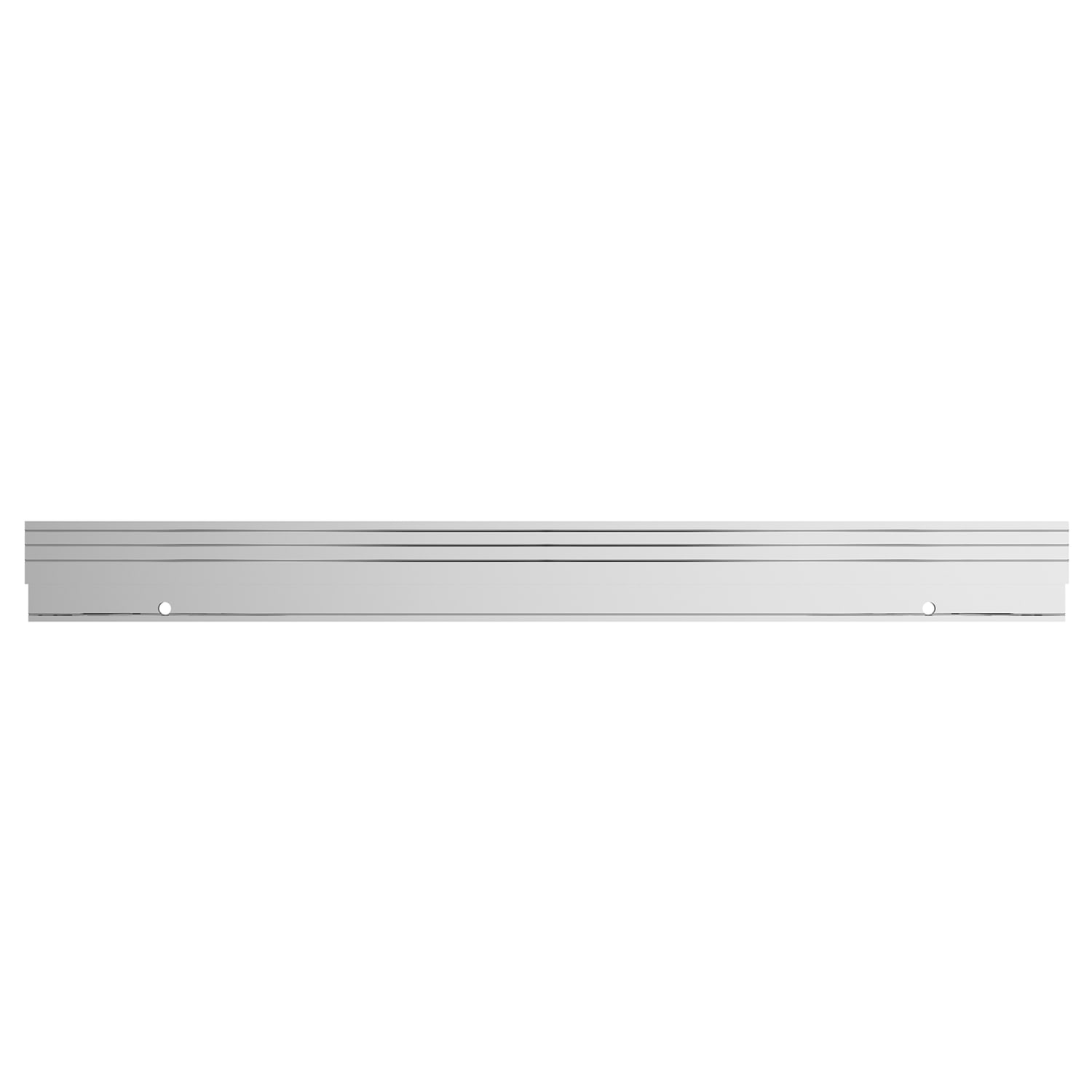 Deflecto Lit Loc Mounting Bar, 16 1/2inW x 3/8inD x 1 3/4inH, Silver - Image 3