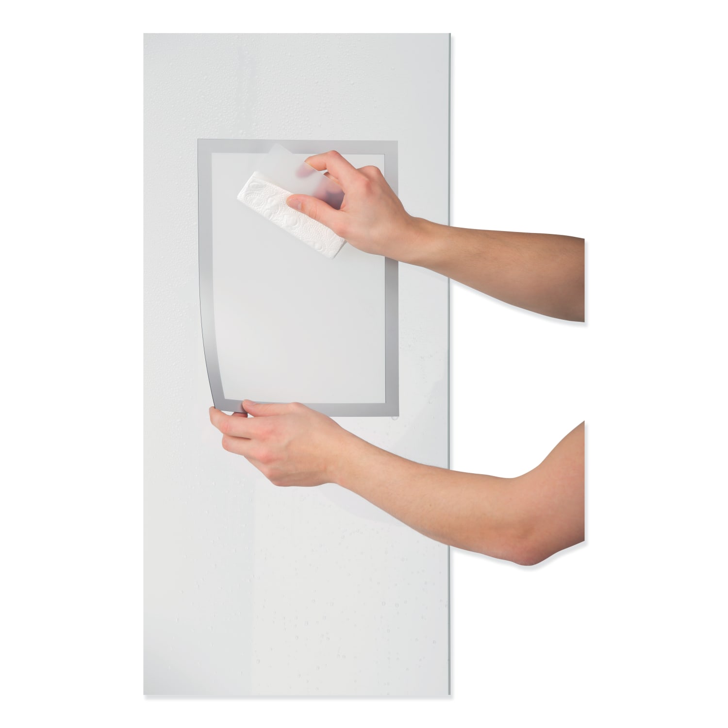 DURABLE DURAFRAME SUN Sign Holders, 9-1/2in x 12in, Silver, Set Of 2 Holders - Image 6