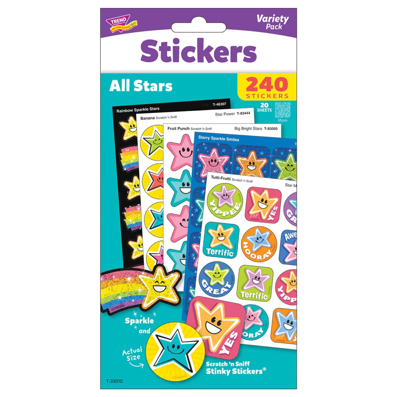 TREND Mixed Stickers Variety Pack, All Stars, Pack Of 240 - Image 5