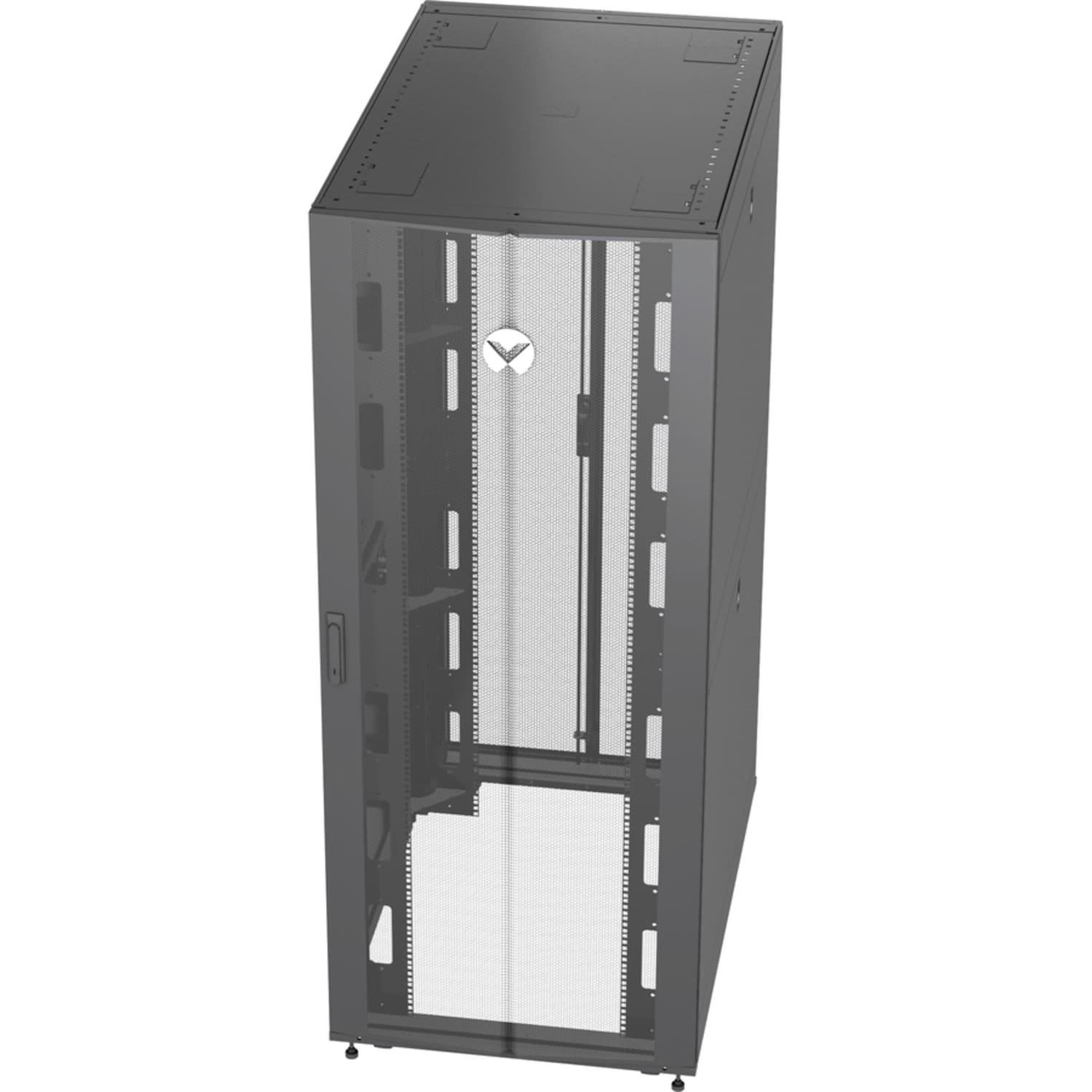 Vertiv VR Rack - 48U Server Rack Enclosure| 600x1100mm| 19-inch Cabinet (VR3107) - Image 3