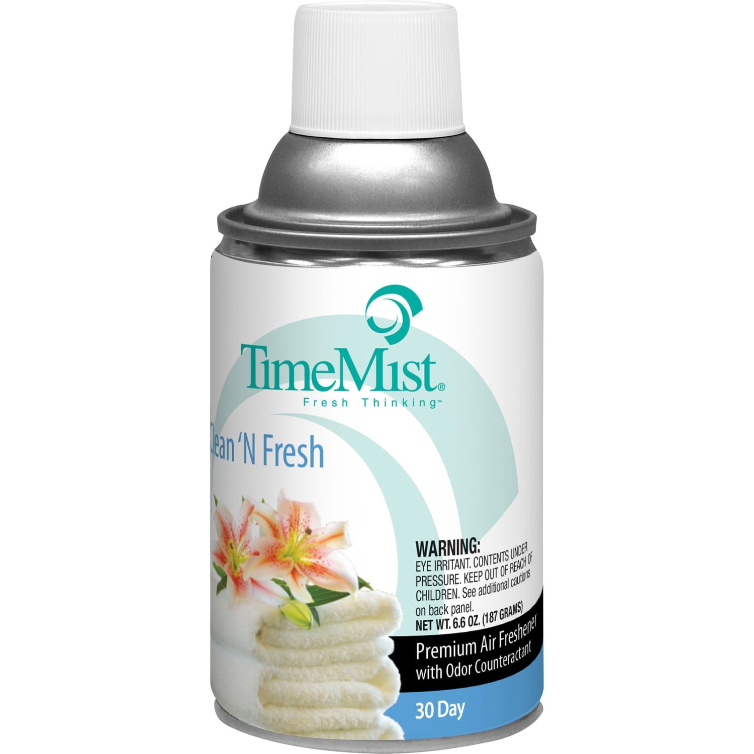 TimeMist Premium Metered Air Freshener Refills, 6.6 Oz, Clean & Fresh, Carton of 12 Units - Image 4