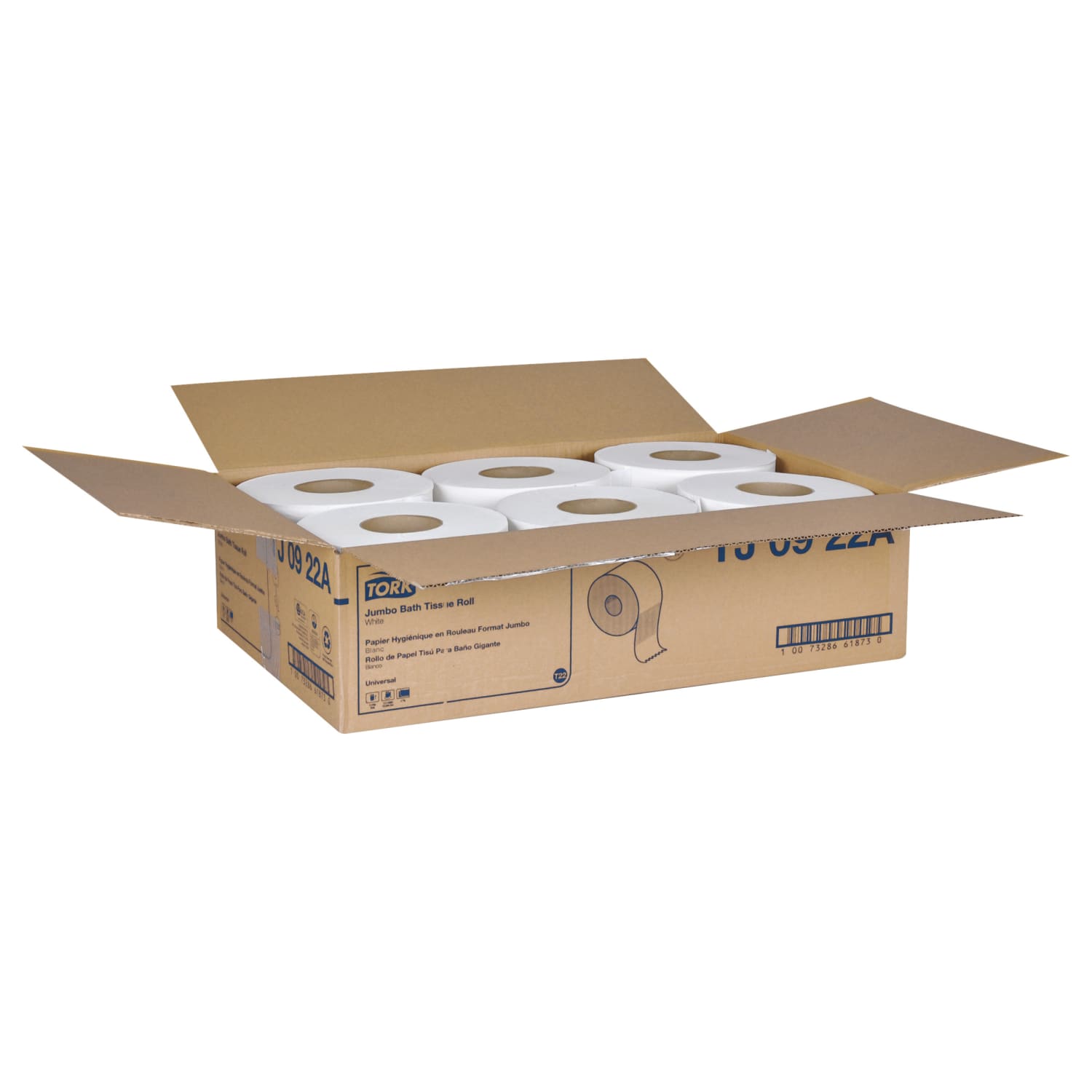 Tork Universal Jumbo 2-Ply Toilet Paper, 1000ft Per Roll, Pack Of 12 Rolls - Image 4