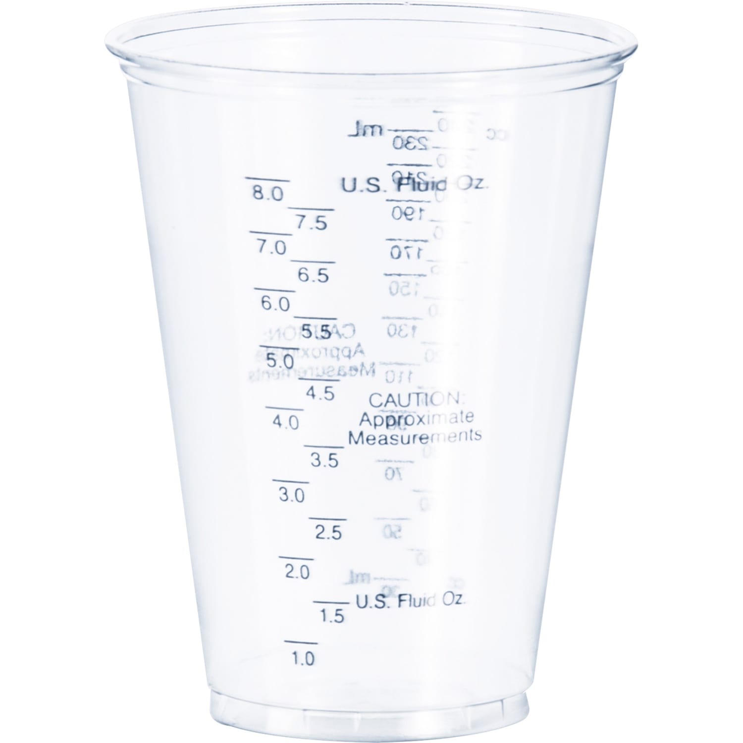 Solo Cup Ultra Clear 10 oz Graduated Medical Cups - 50.0/Bag - 20/Carton - Clear - Polyethylene Terephthalate (PET) - SCCTP10DGM - Image 3
