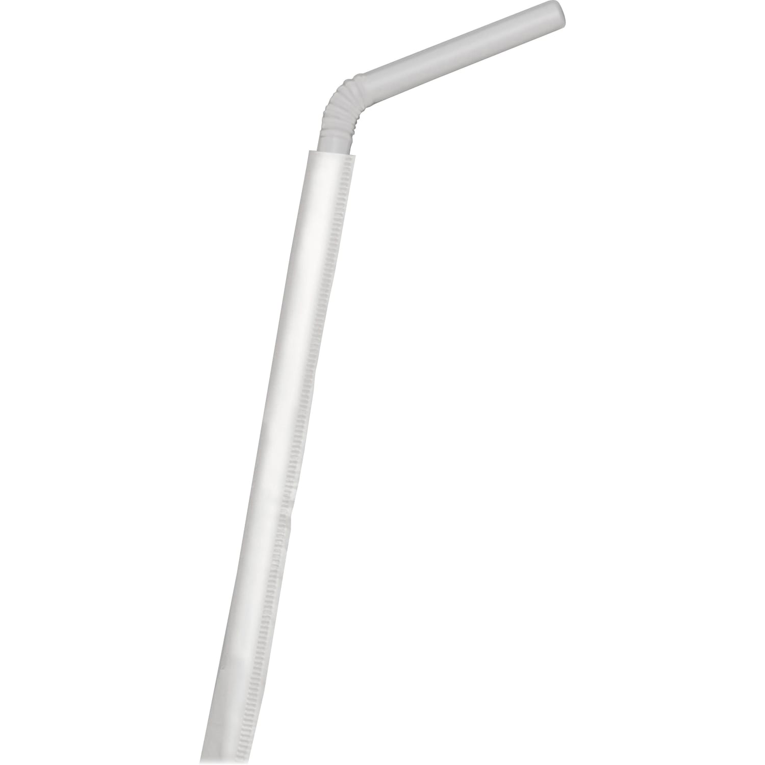 D&W Dispoz-o 7-3/4in Straws - 7.8in Length - Polypropylene - 1600 / Carton - Translucent - Image 3