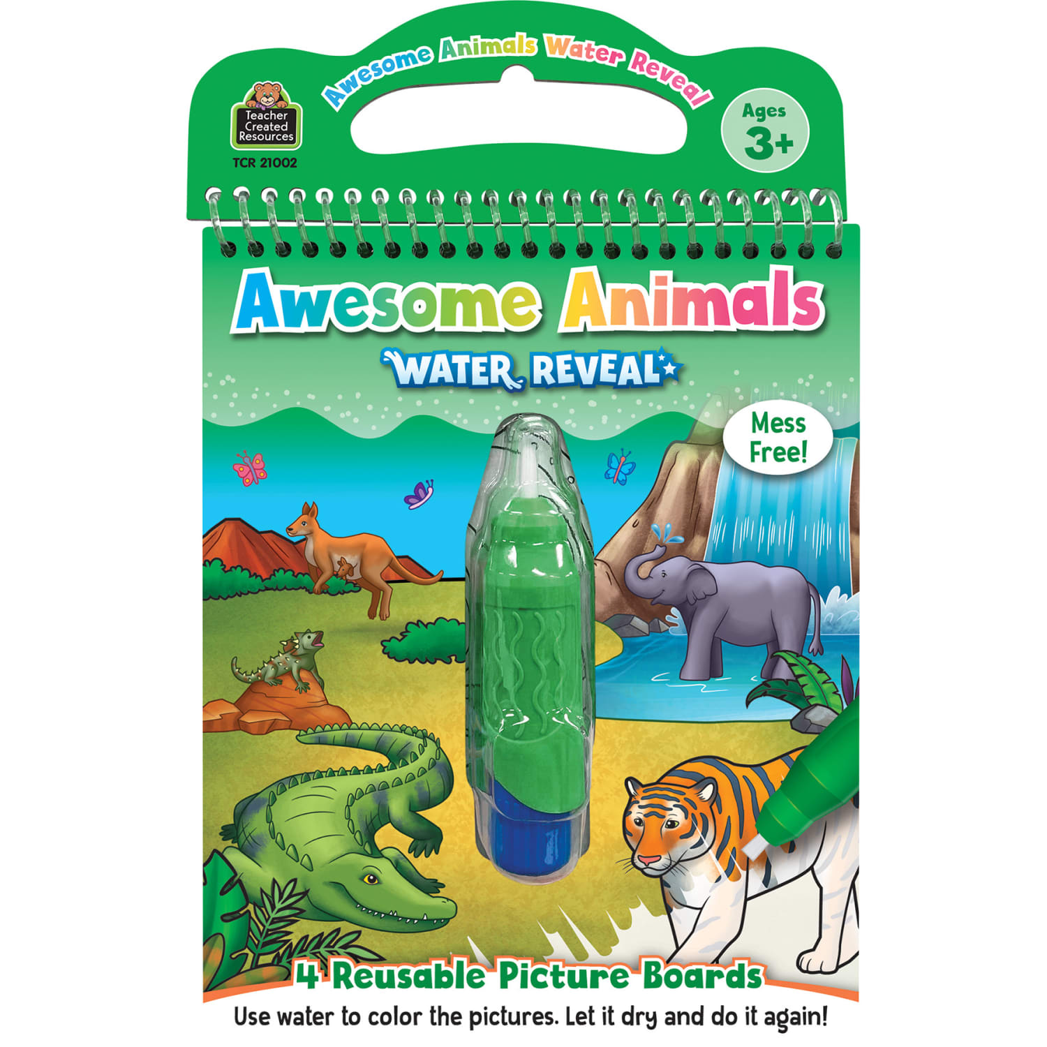 Teacher Created Resources Water Reveal Books, Awesome Animals, Bundle Of 6 Sets - Image 3