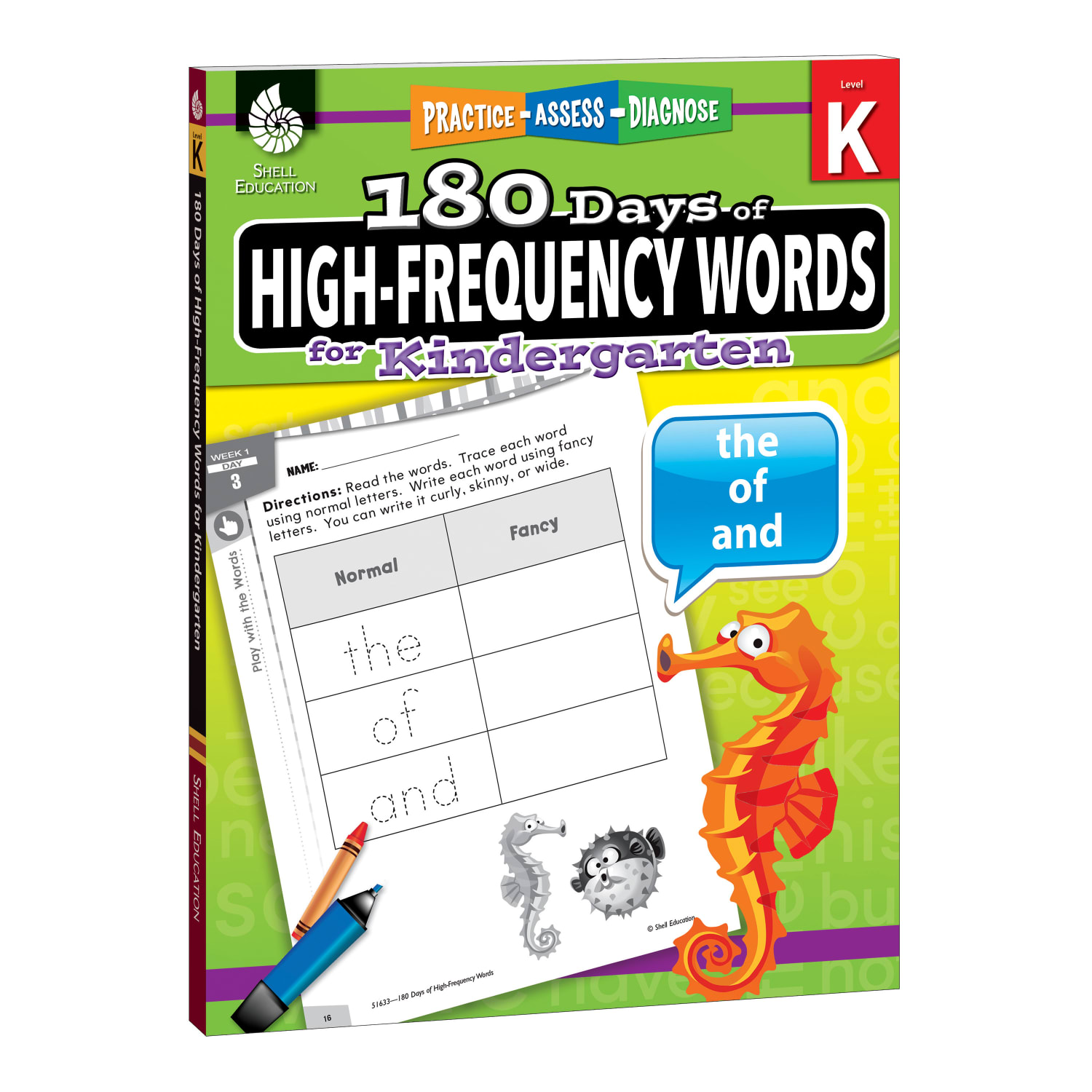 Shell Education 180 Days Of High-Frequency Words, Grade K - Image 4