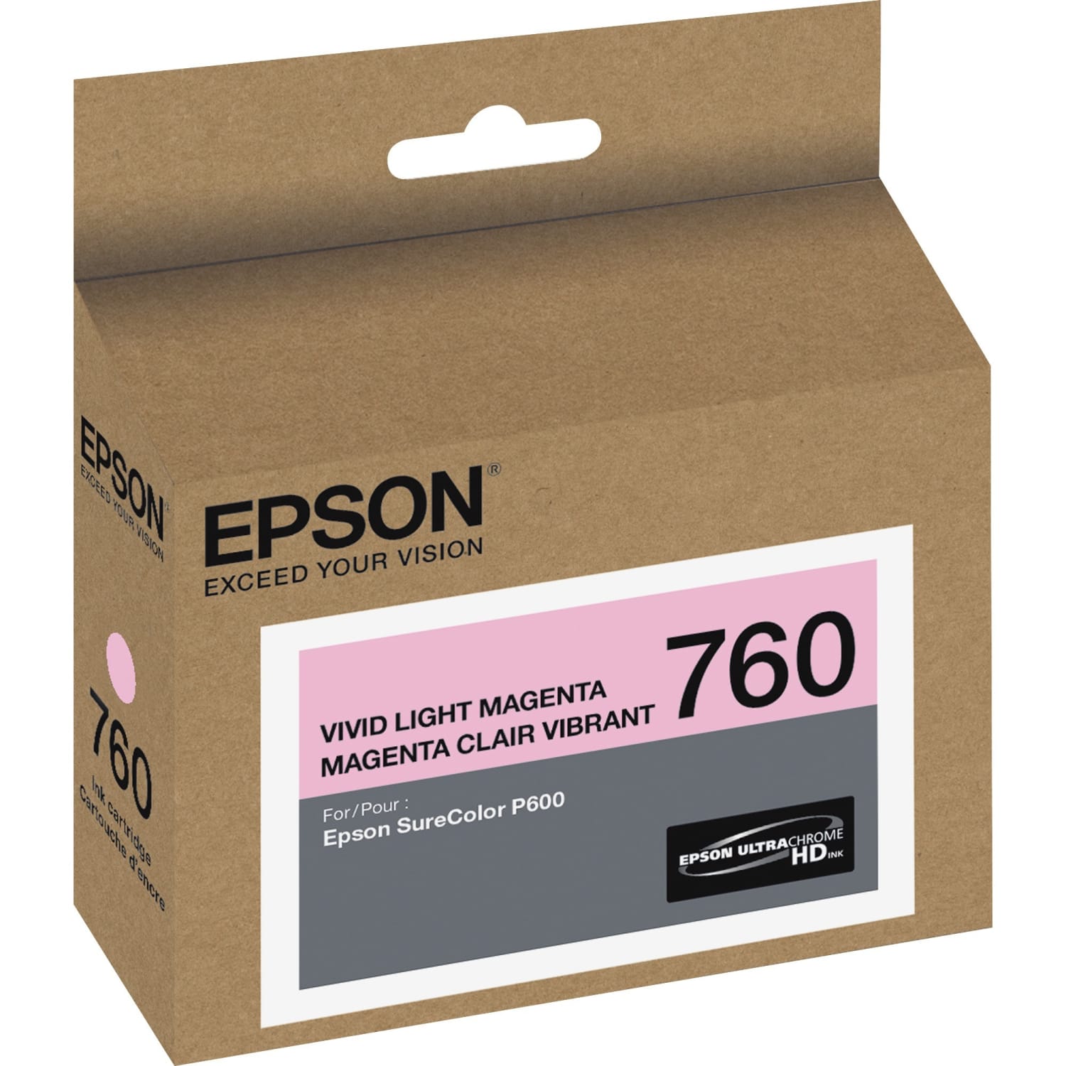 Epson UltraChrome HD T760 Original Ink Cartridge - Inkjet - Vivid Light Magenta - 1 Each - Image 3