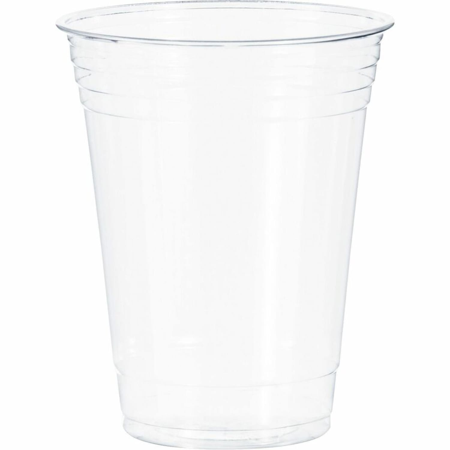 Solo Cup UltraClear Plastic PET Cups - 16 fl oz - 50 / Pack - Crystal Clear - Polyethylene Terephthalate (PET) - Beverage, Cold Drink, Smoothie, Coffee - Image 5