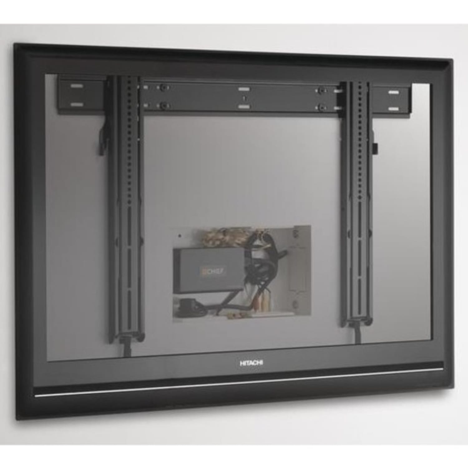 Chief Thinstall TV Wall Mount - 12 Degrees of Tilt - For Displays 32-65in - Black - 100 lb - Black - Image 6