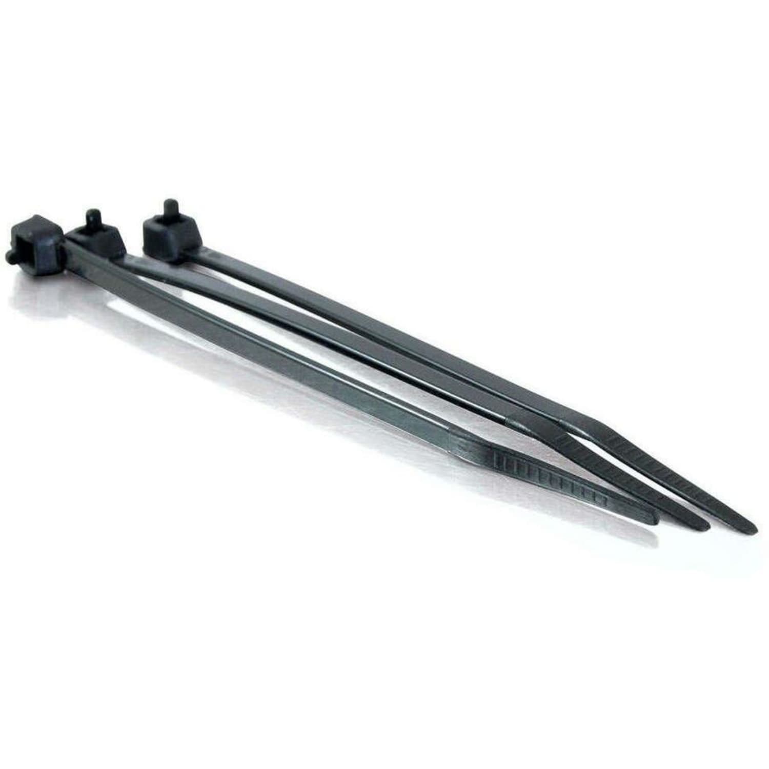 C2G 4in Cable Tie Multipack (100 pack) - Black - Cable Tie - Black - 100 Pack - Image 3