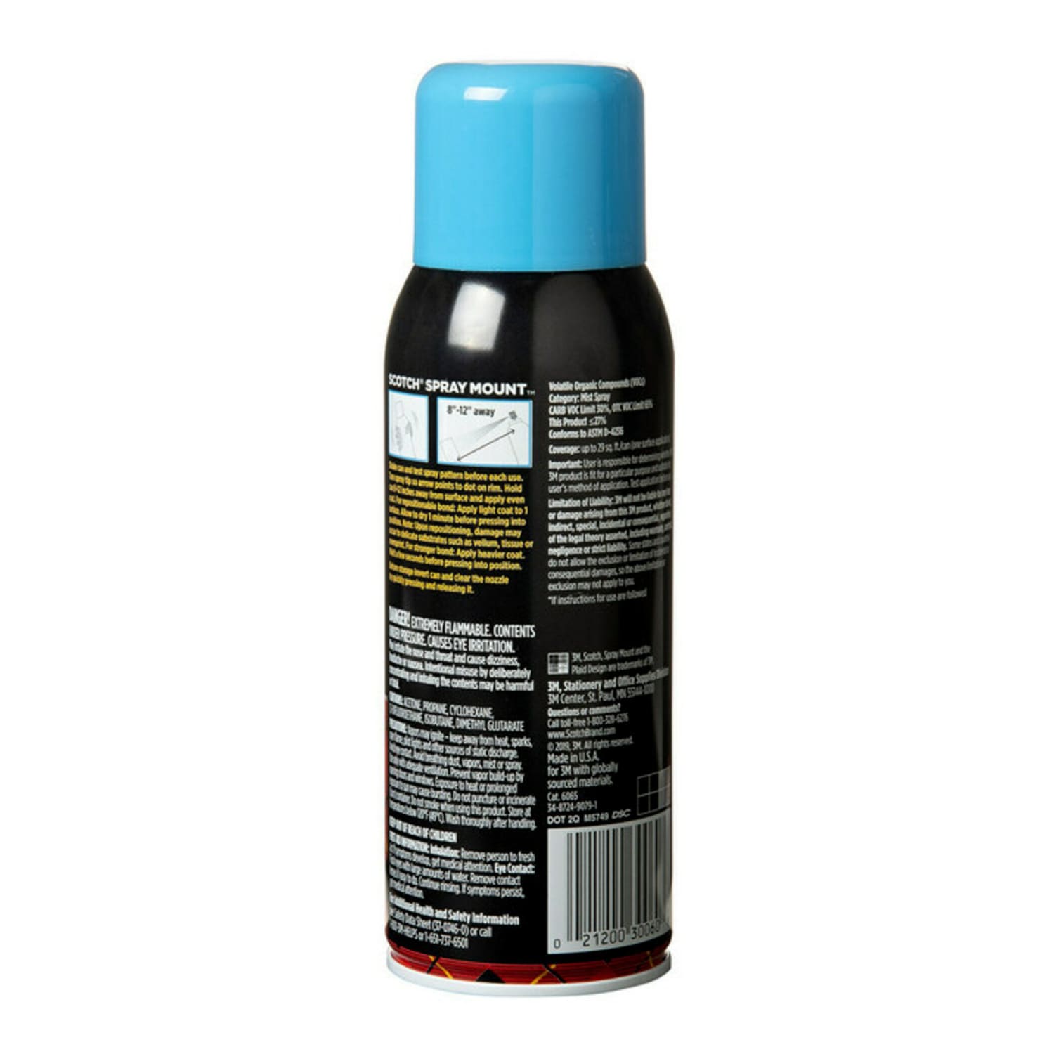 Scotch Spray Mount Spray Adhesive, Clear, 10.25 Oz. - Image 5