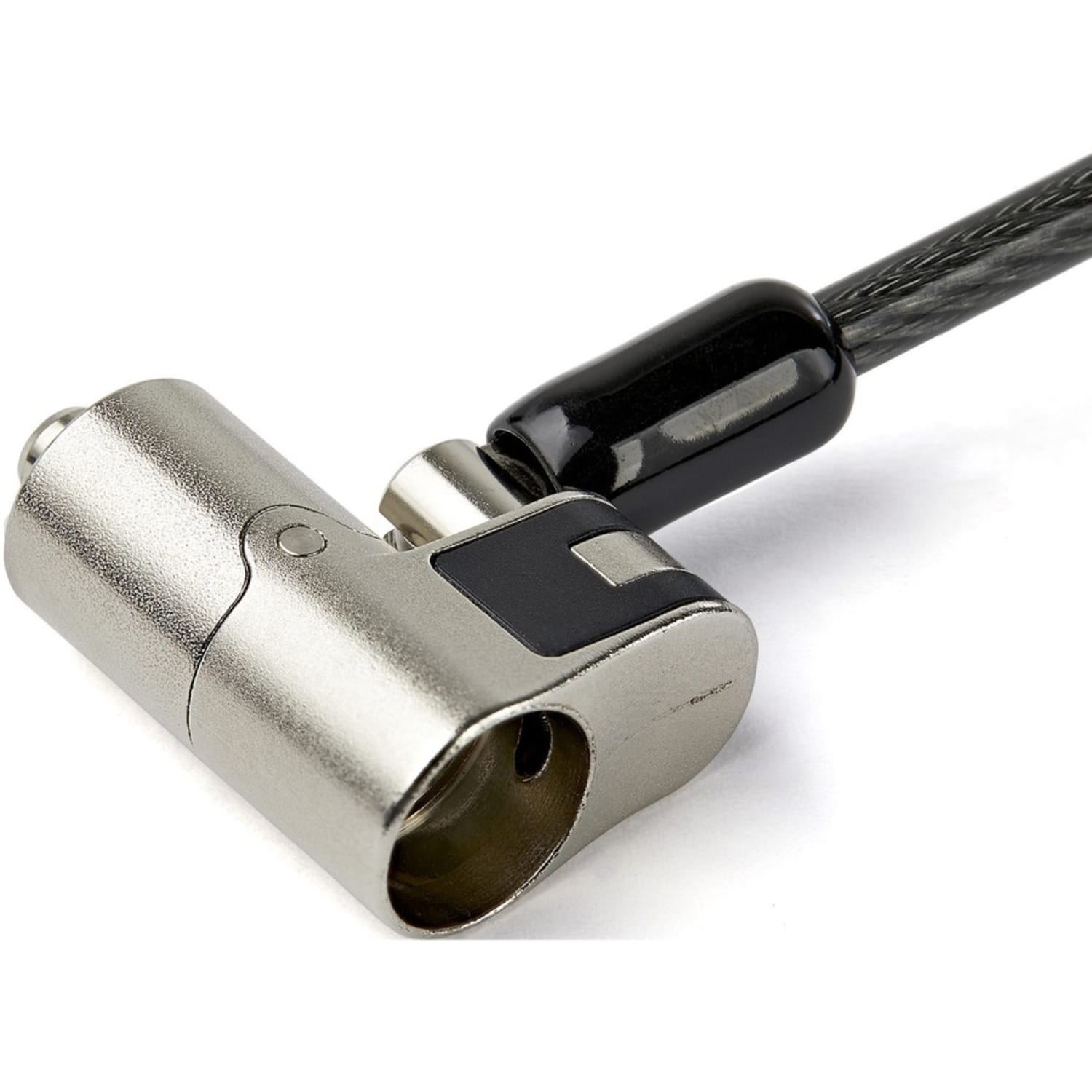 StarTech.com 6ft (2m) 3-in-1 Universal Laptop Cable Lock - Keyed Security Lock for K-Slot, Nano & Wedge Slot Desktop/Laptop - Image 5