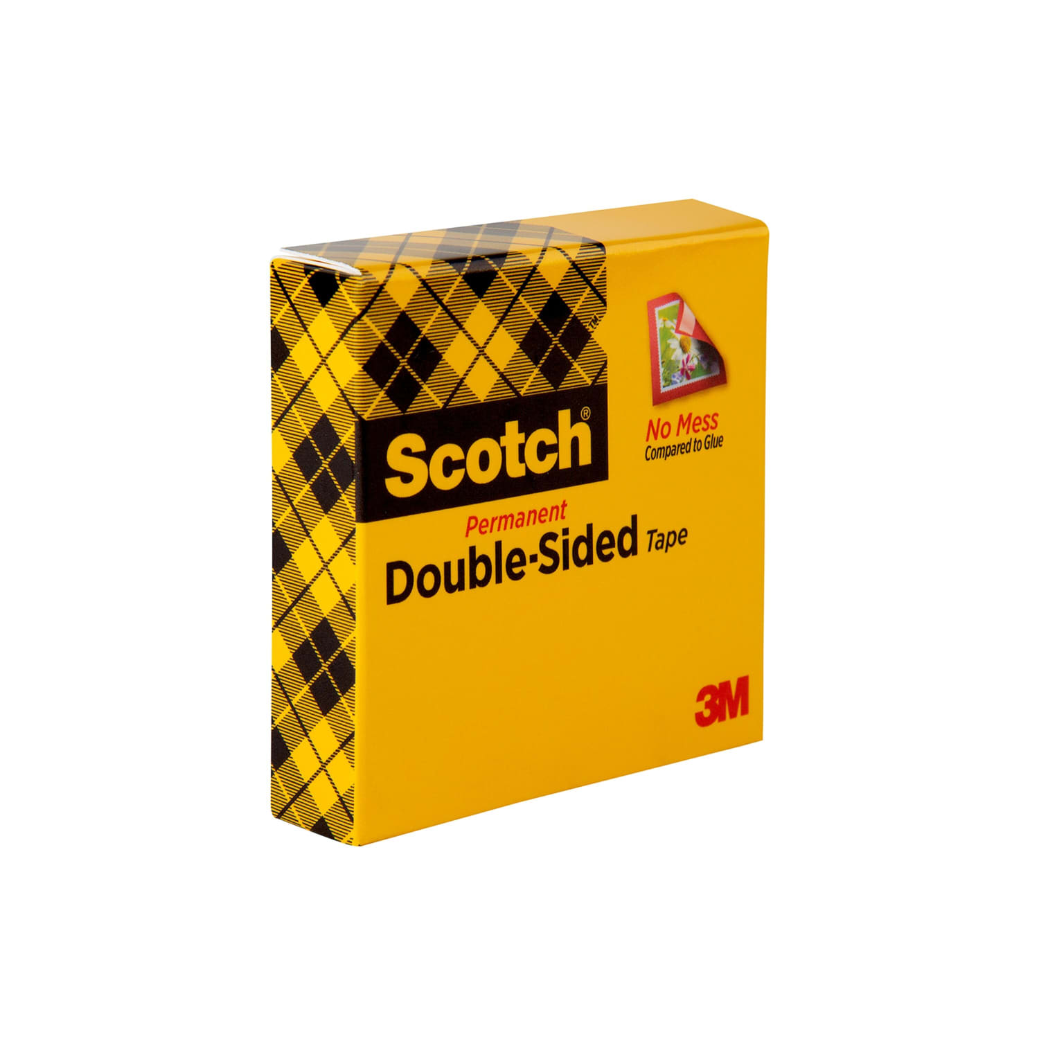 Scotch 665 Permanent Double-Sided Tape, 1/2in x 900in, Clear - Image 3