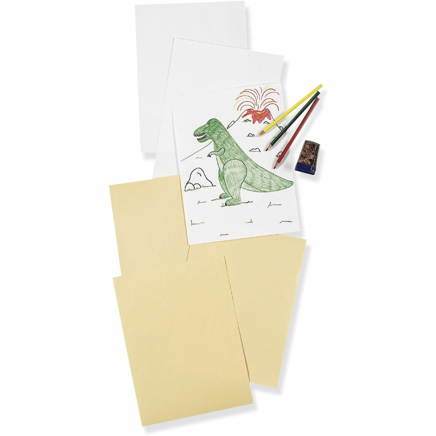 Pacon Sulphite Drawing Paper, 9in x 12in, 60 Lb, White, 500 Sheets - Image 4