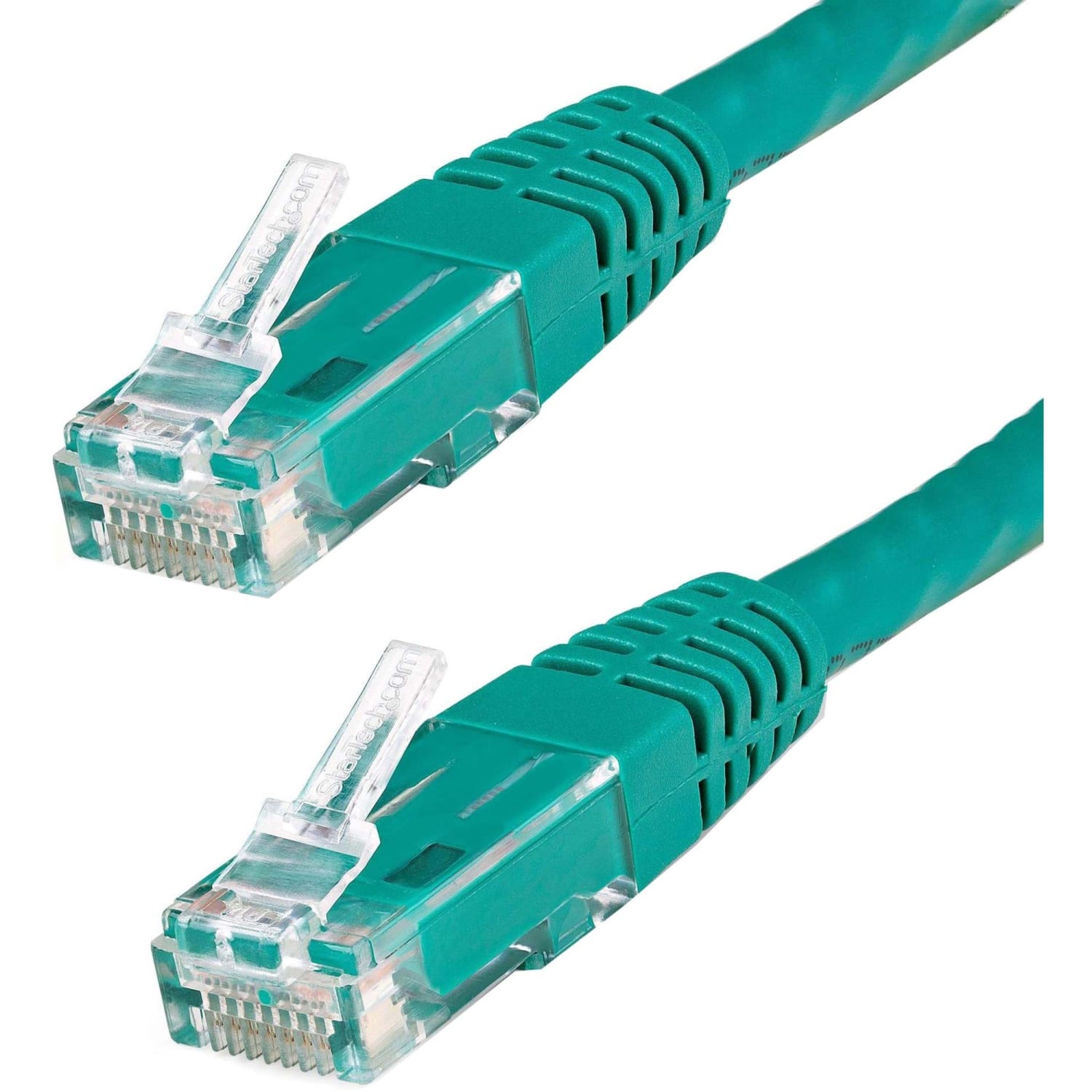 StarTech.com 50ft CAT6 Ethernet Cable - Green Molded Gigabit CAT 6 Wire - Image 3