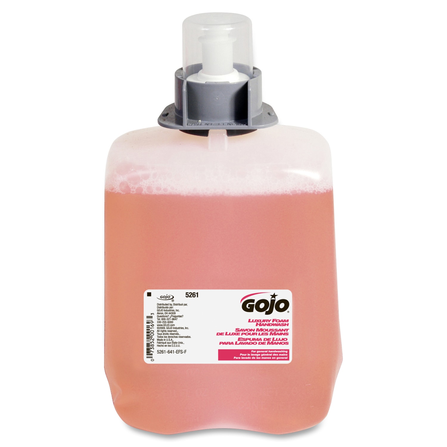 GOJO FMX-20 Luxury Foam Hand Soap, Cranberry Scent, 67.6 Oz, Carton Of 2 Refills - Image 3